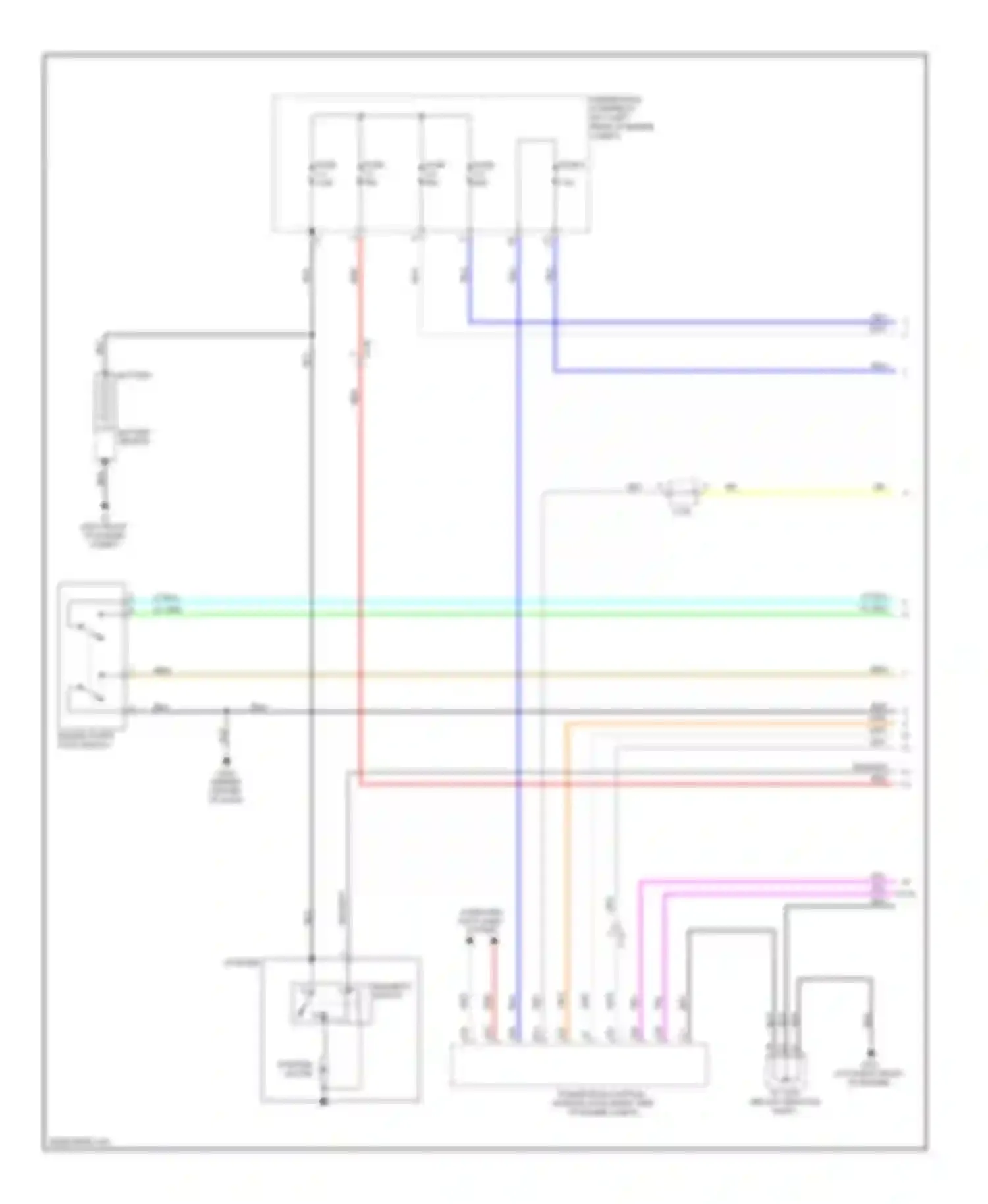 Wiring diagram fuse 2-3 for Acura RDX II (2013-2015) (2 of 2)