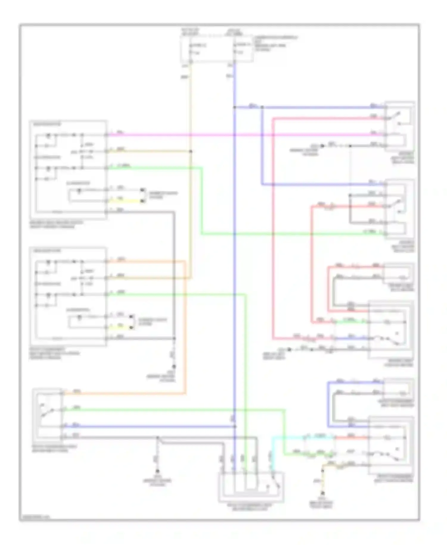 Wiring diagram fuse 22 for Acura RDX II (2013-2015) (3 of 6)