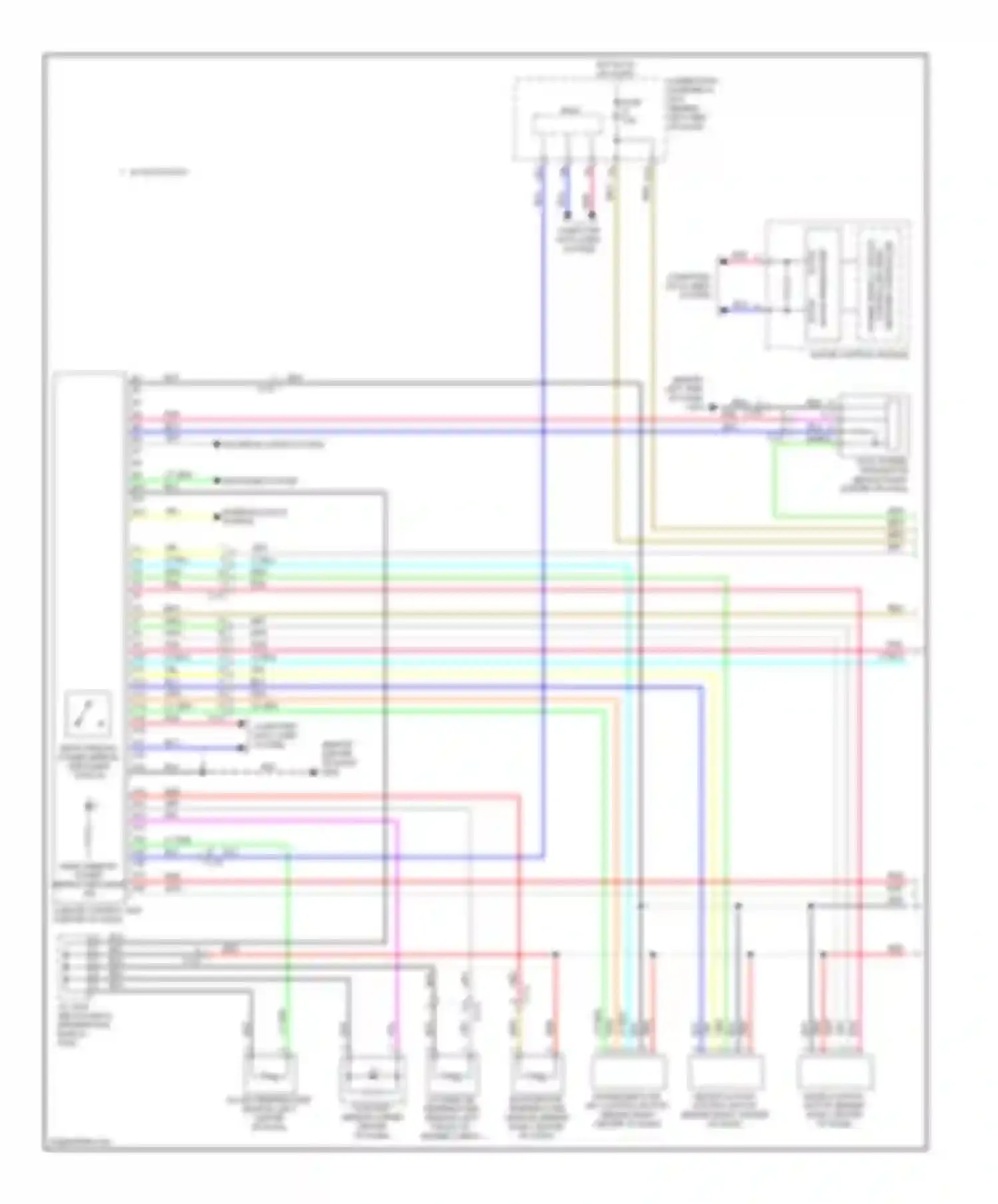 Wiring diagram gauge control module for Acura RDX II (2013-2015) (3 of 26)
