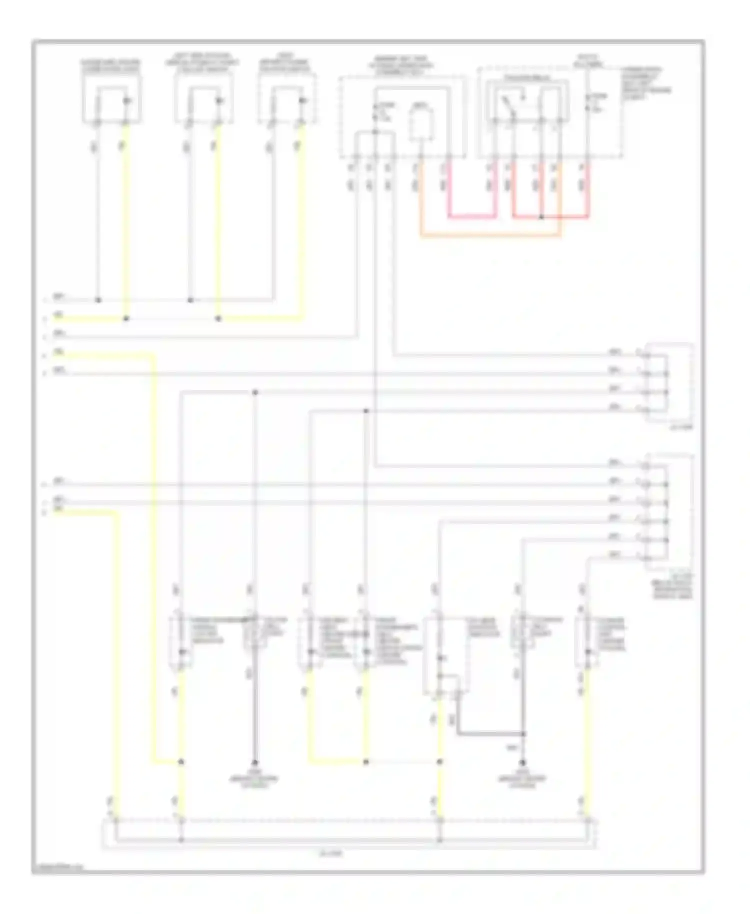 Wiring diagram glove box light for Acura RDX II (2013-2015) (2 of 3)