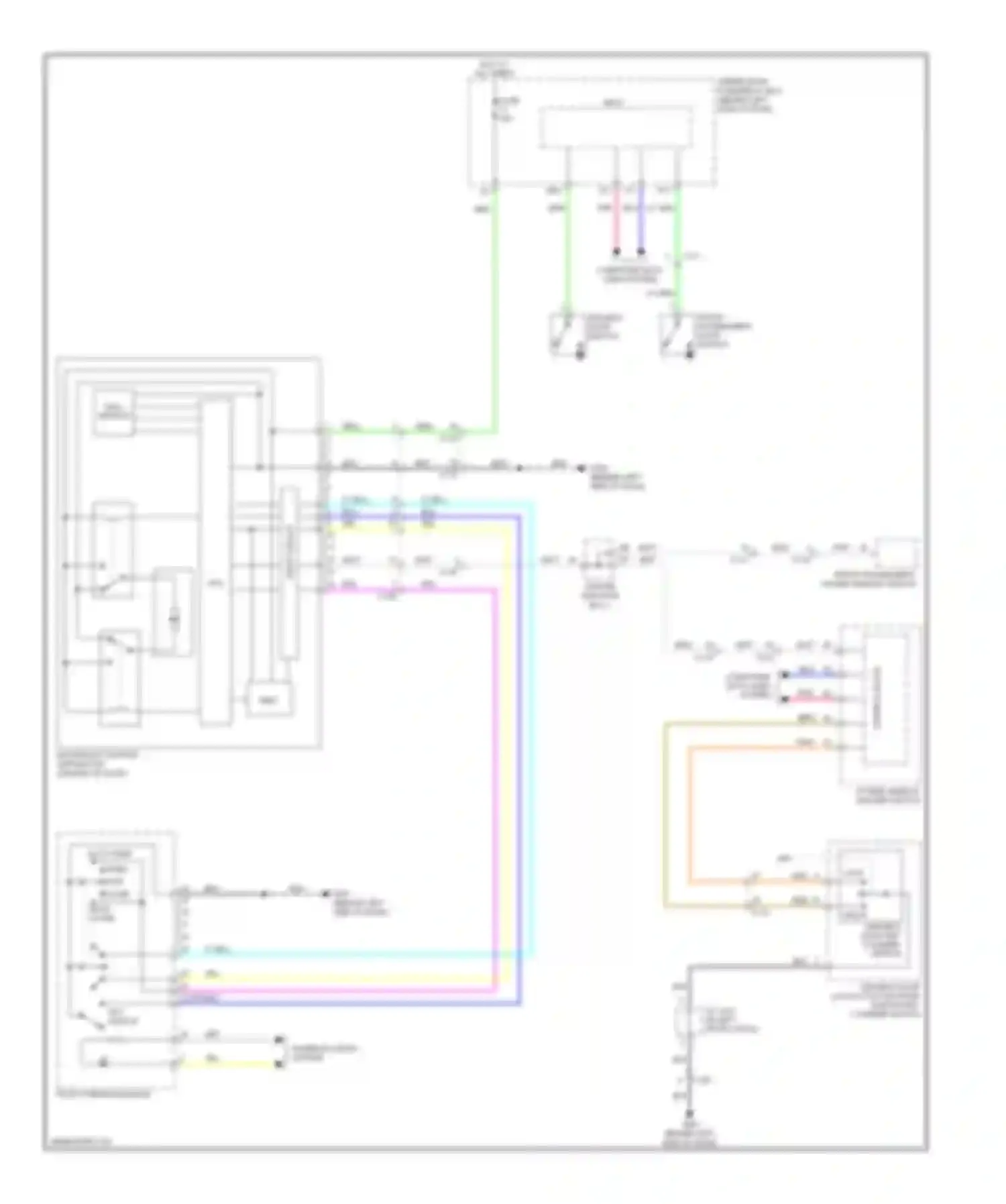 Wiring diagram hall sensor for Acura RDX II (2013-2015) (1 of 1)
