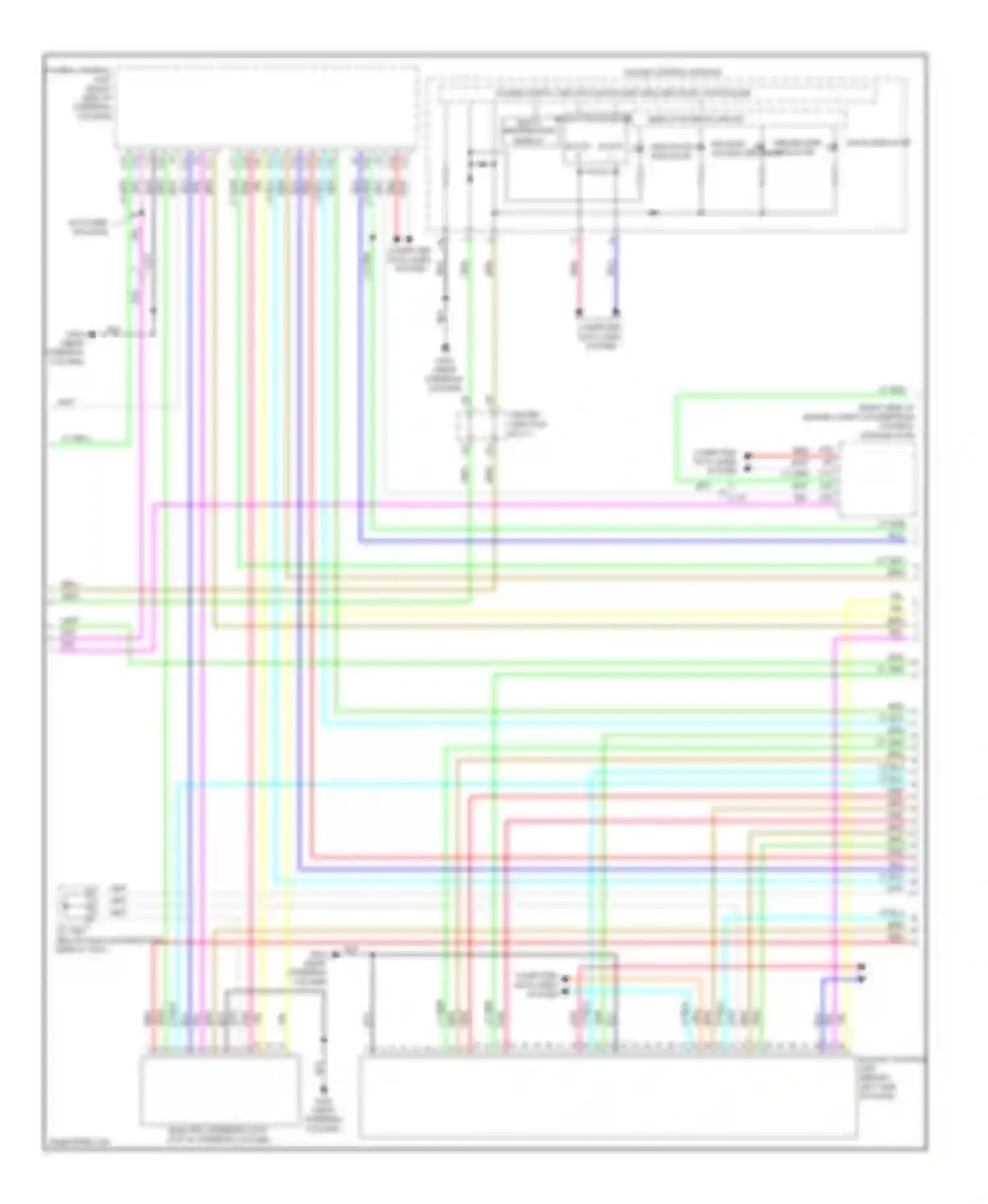 Wiring diagram power supply circuit/controller area network controller for Acura RDX II (2013-2015) (1 of 15)