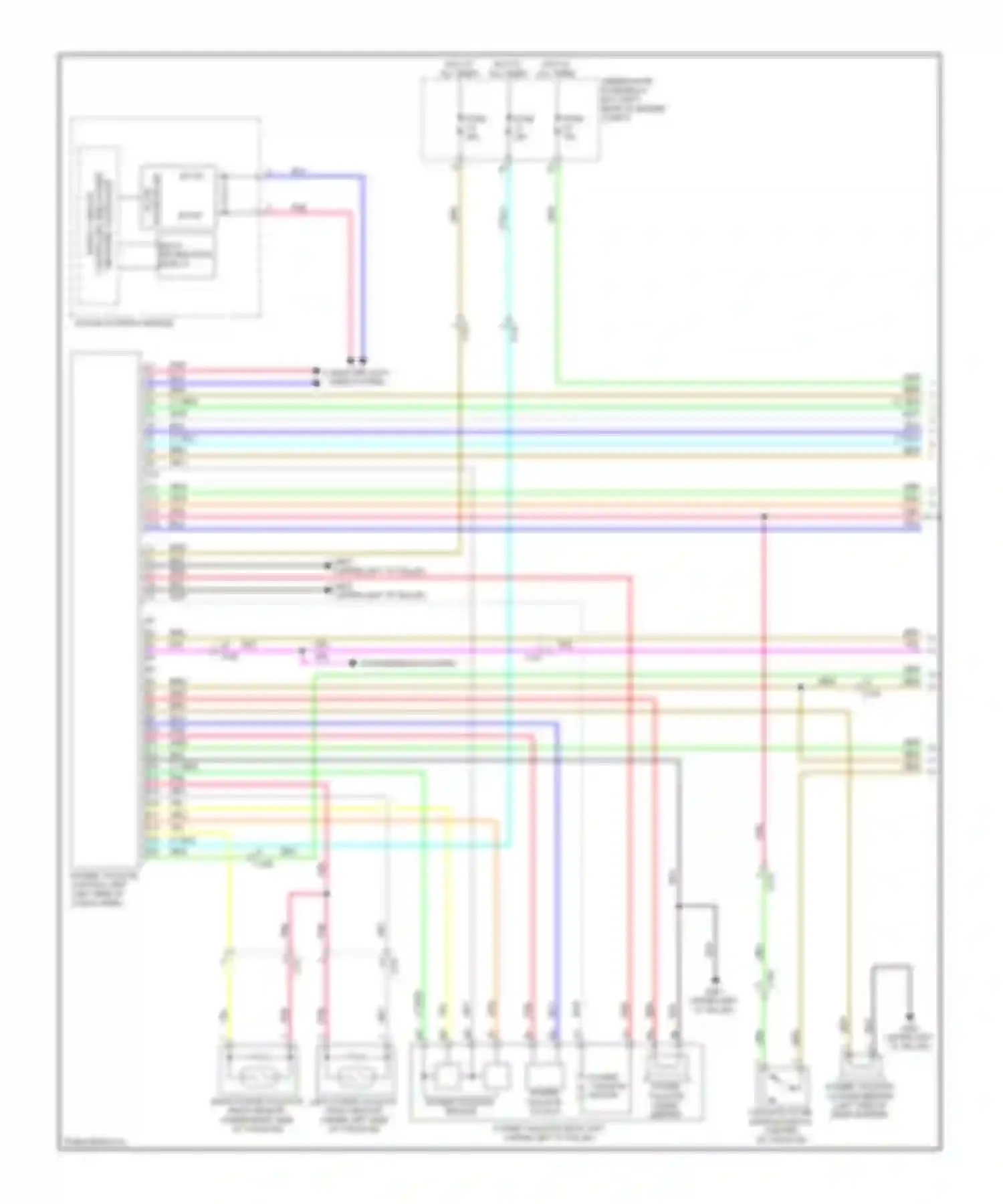Wiring diagram transmissions system for Acura RDX II (2013-2015) (2 of 2)