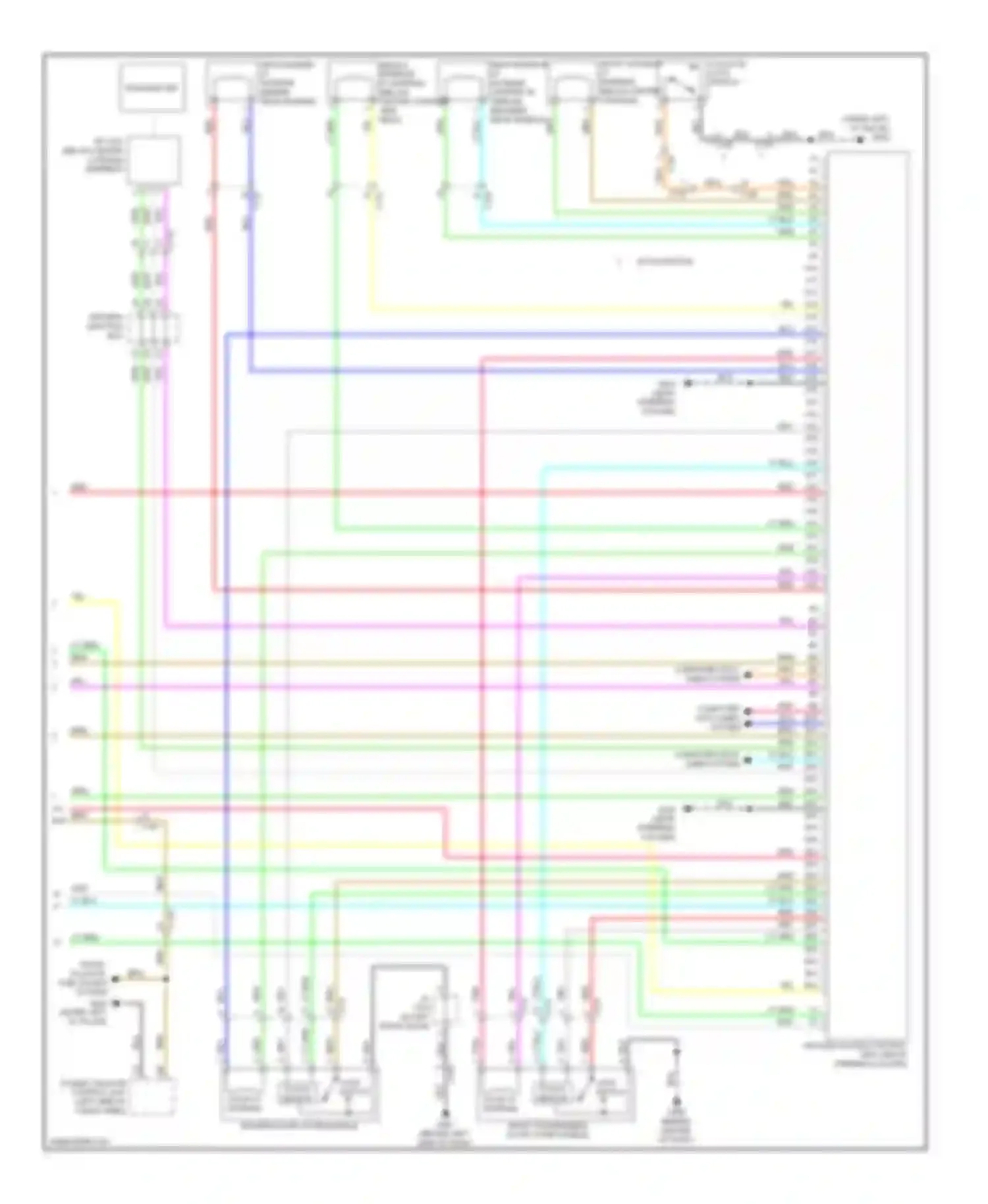 Wiring diagram w/ navigation for Acura RDX II (2013-2015) (1 of 10)