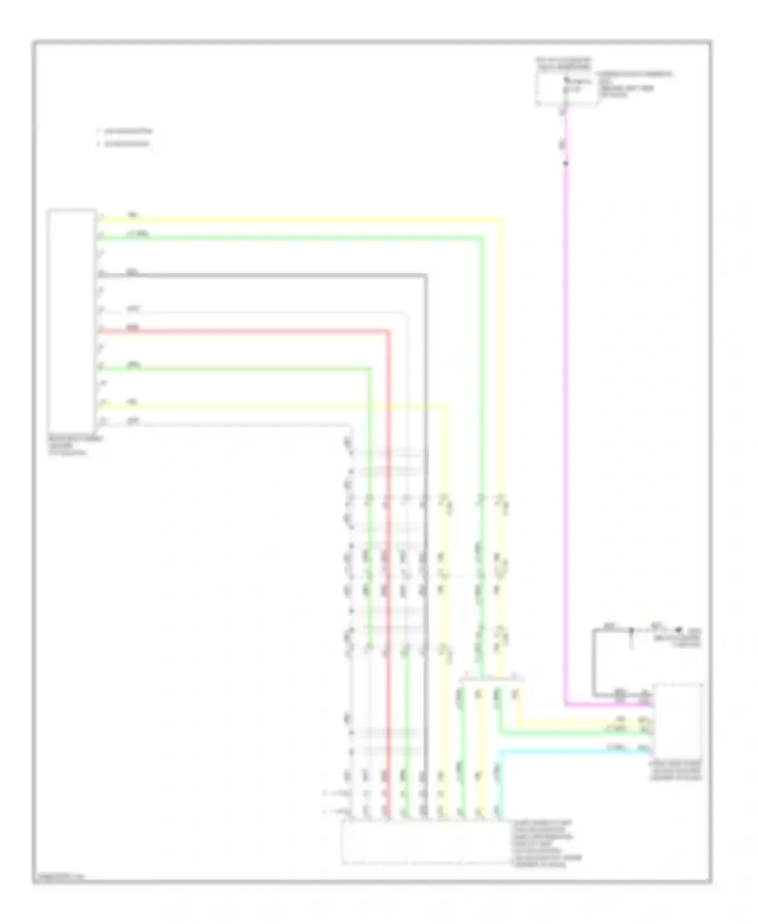 Wiring diagram w/o navigation for Acura RDX II (2013-2015) (6 of 6)
