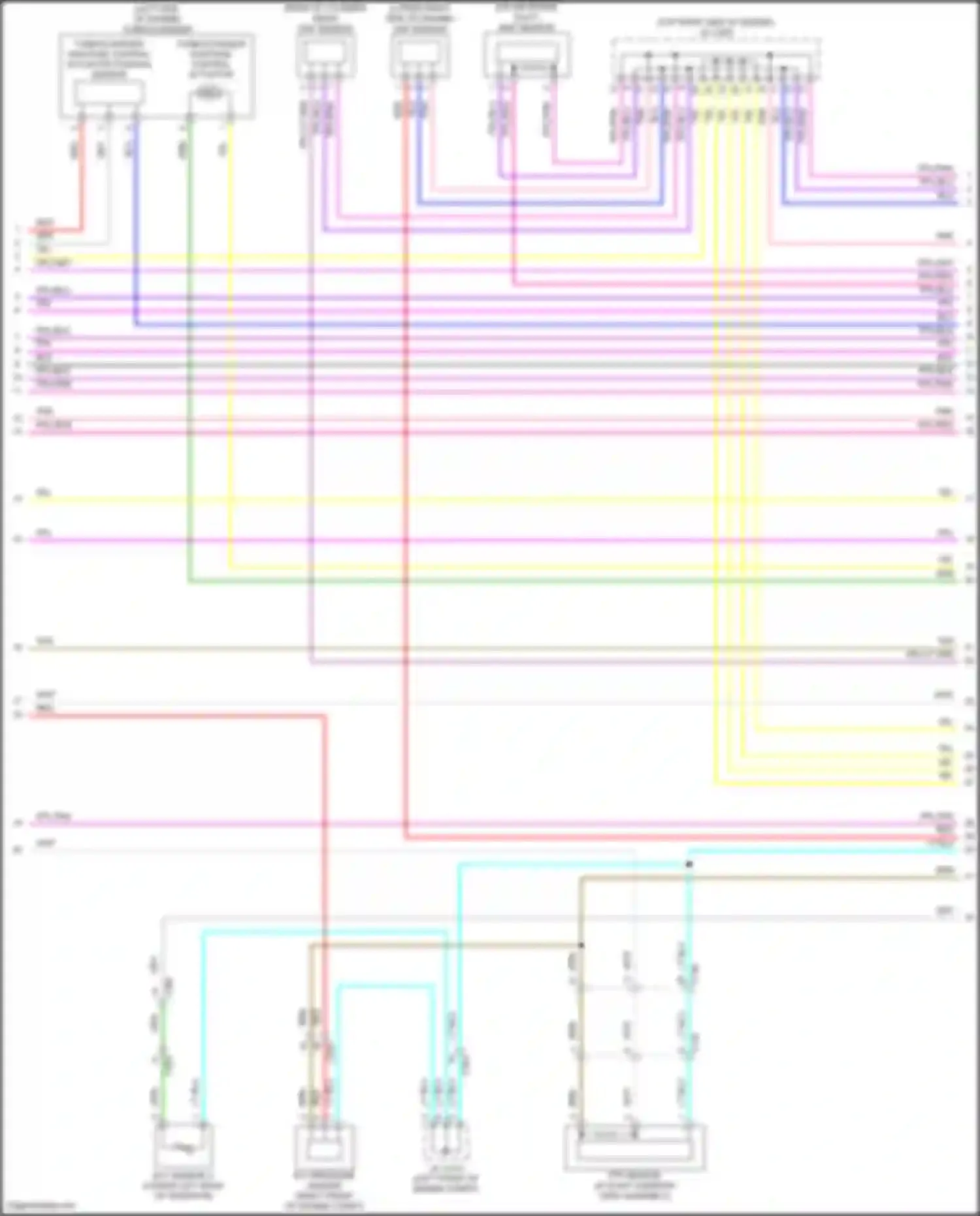 RDX Acura III (2018-2021): Wiring diagram engine performance 2.0l turbo (4 of 6)