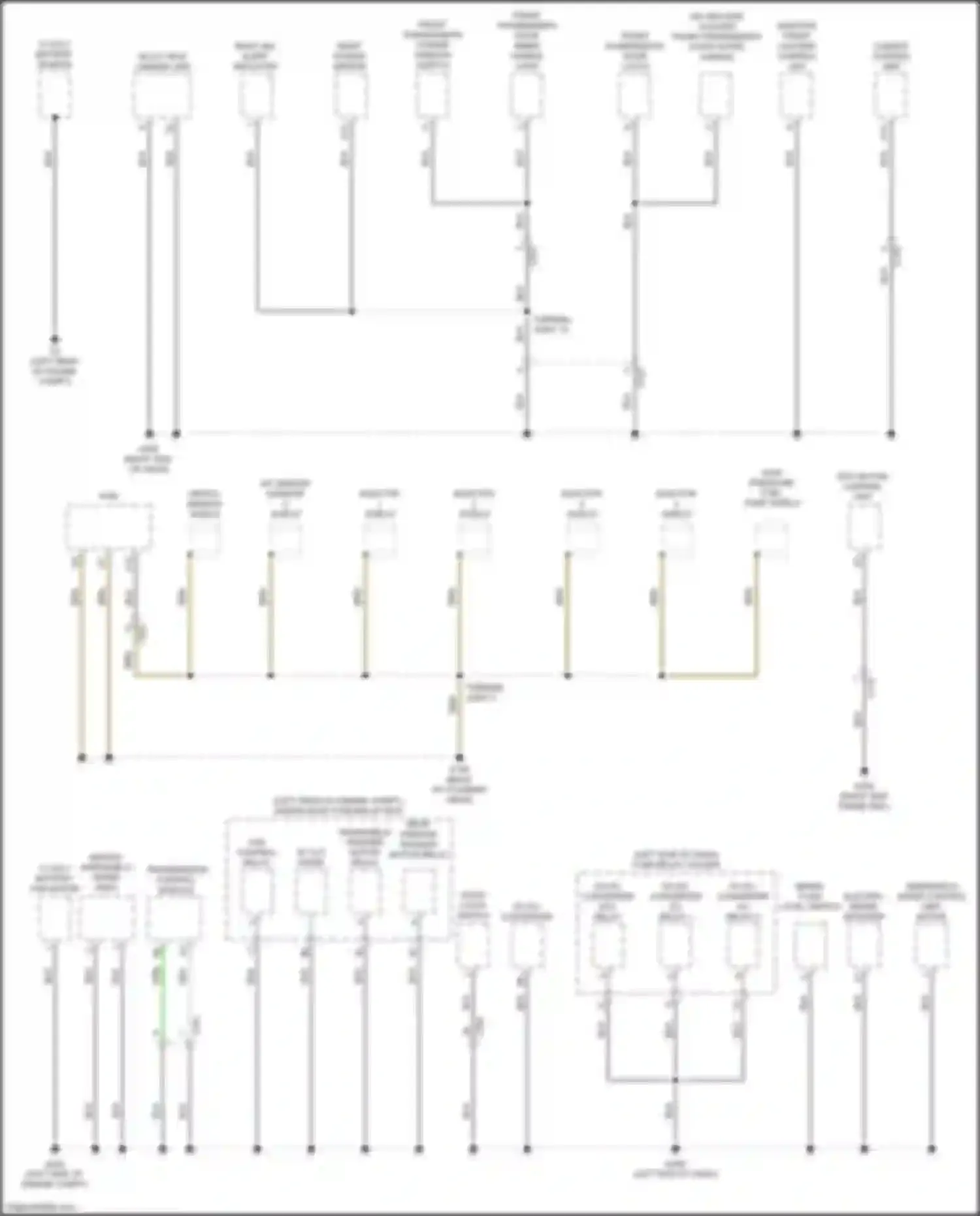 RDX Acura III (2018-2021): Ground distribution circuit (1 of 5)