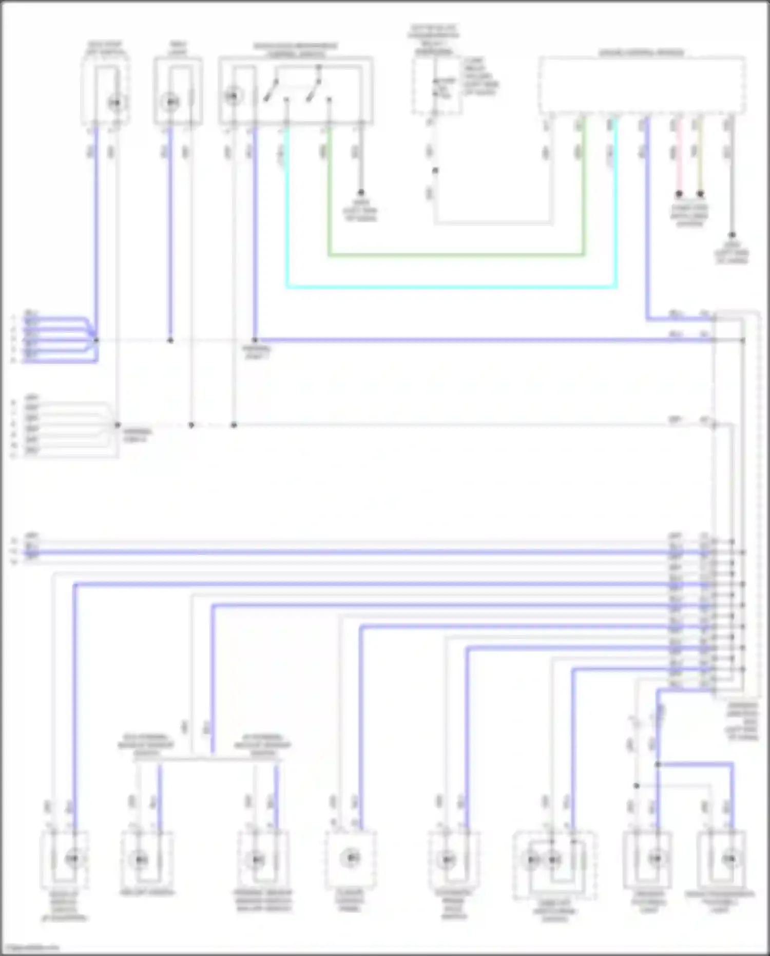 RDX Acura III (2018-2021): Instrument illumination circuit (3 of 3)