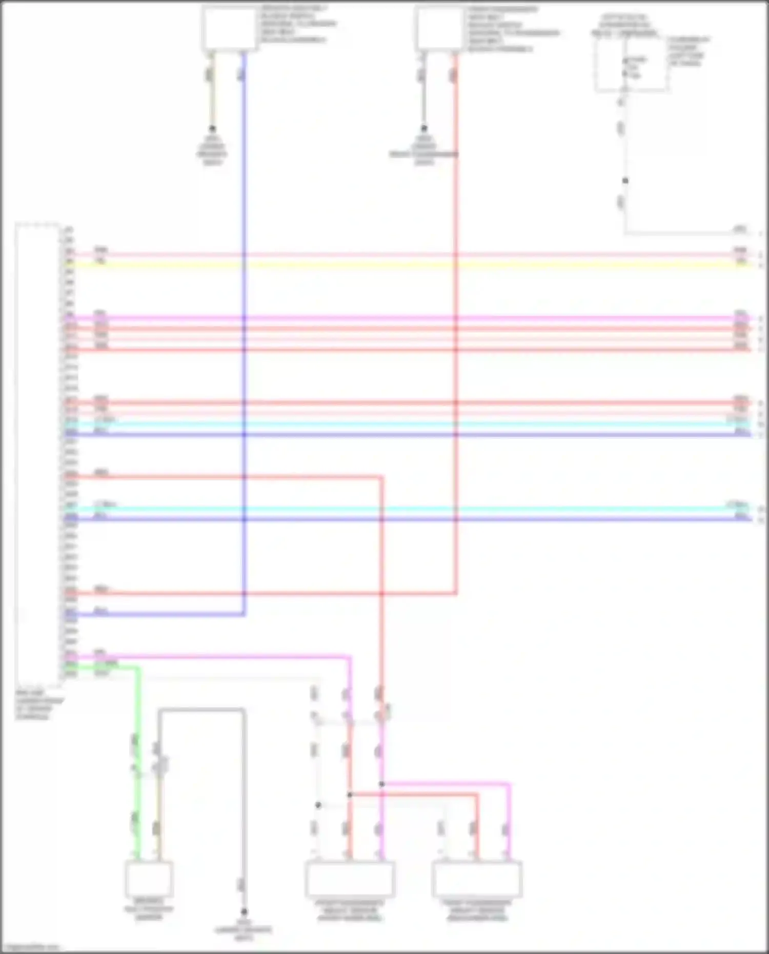 RDX Acura III (2018-2021): Supplemental restraints circuit (1 of 4)