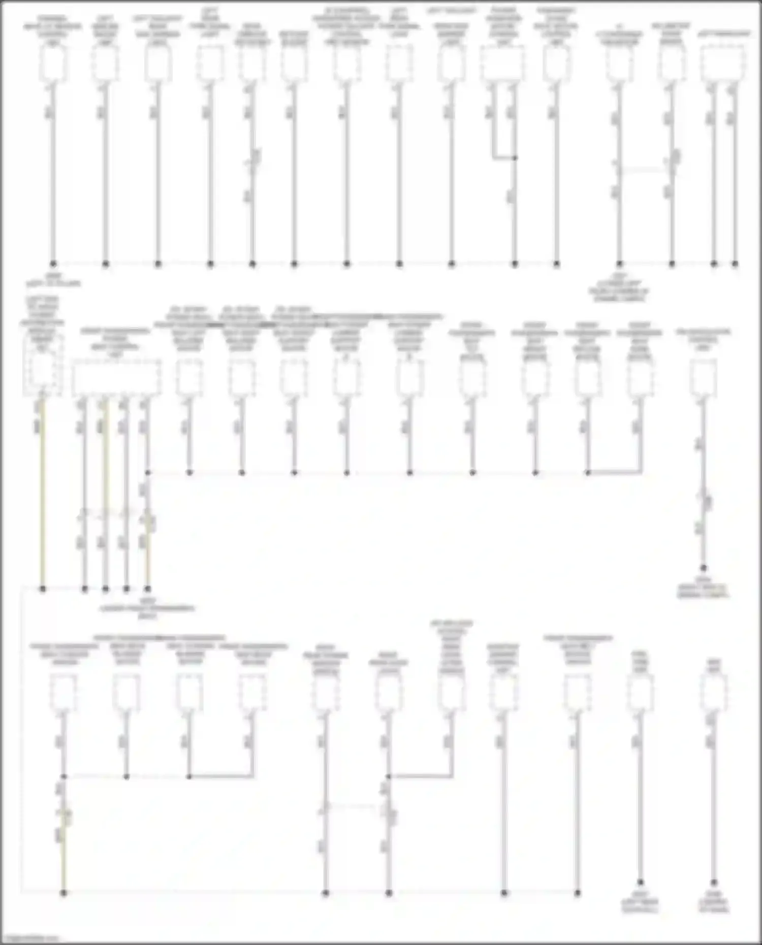 Wiring diagram a/c condenser fan motor for Acura RDX III (2018-2021) (3 of 3)