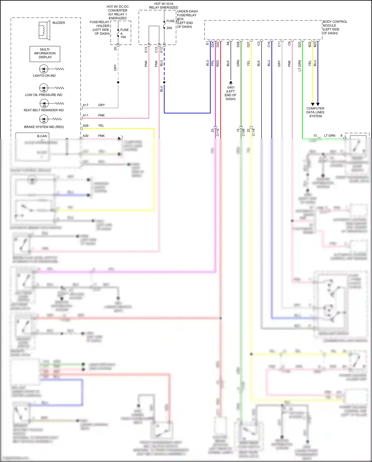 Acura RDX III (2018-2021) automatic lighting/ rain sensor wiring diagram  (1 of 6)