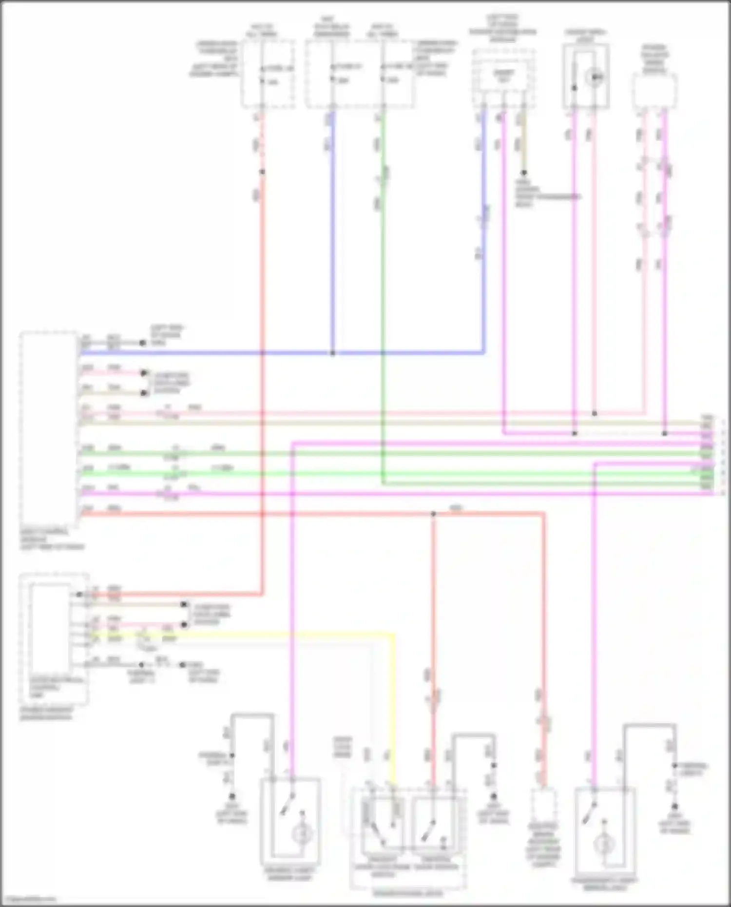 Wiring diagram body control module for Acura RDX III (2018-2021) (23 of 38)