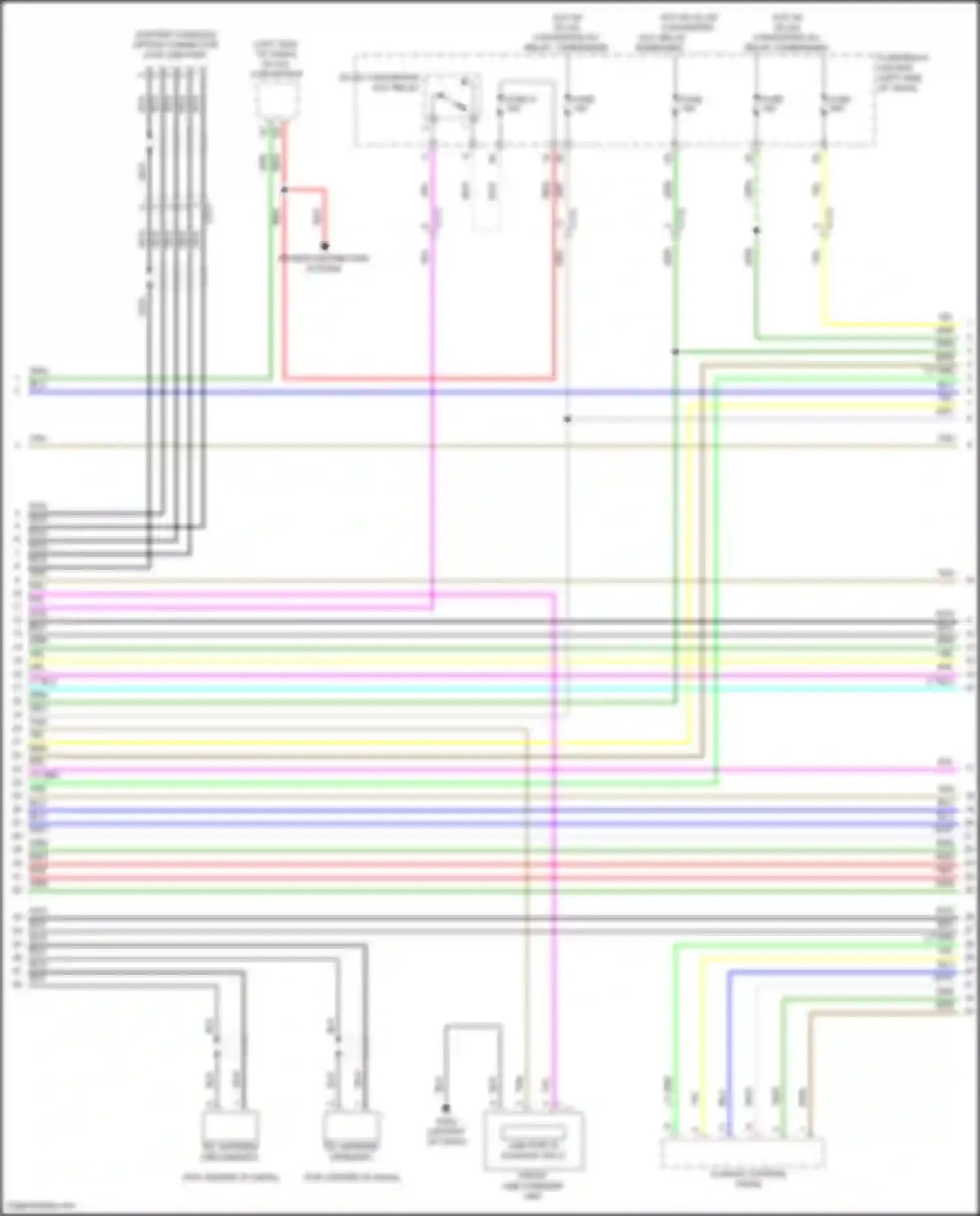 Wiring diagram climate control panel for Acura RDX III (2018-2021) (6 of 13)
