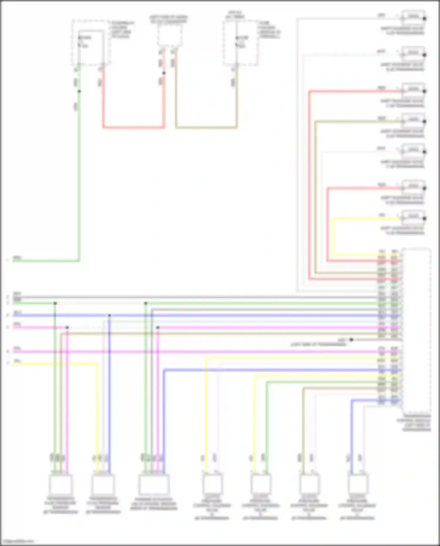 Wiring diagram clutch pressure control solenoid valve d for Acura RDX III (2018-2021) (1 of 1)
