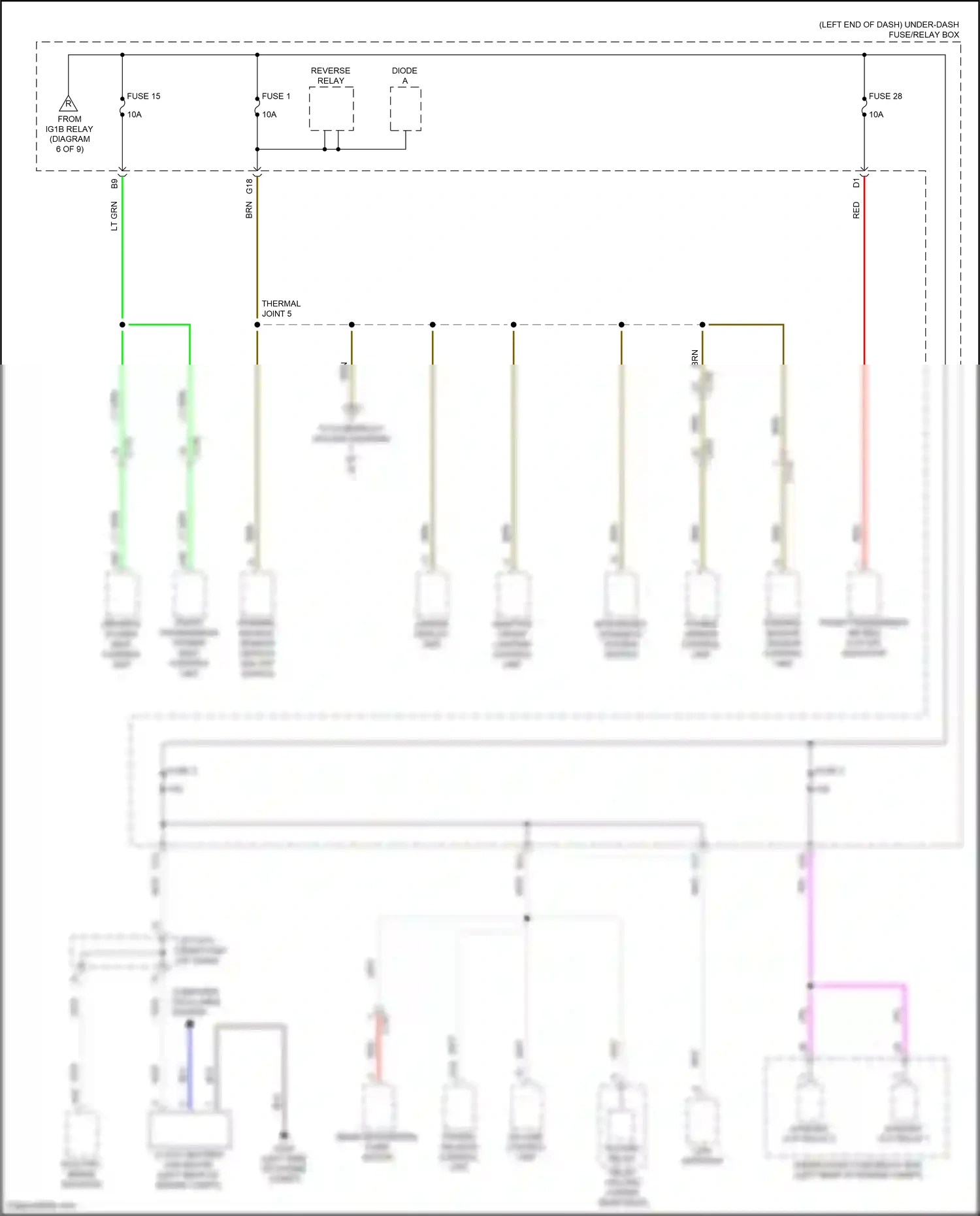 Acura RDX III (2018-2021) computer data lines system wiring diagram  (69 of 78)