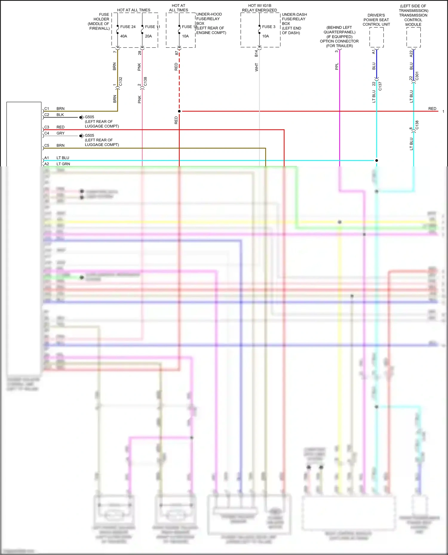 Acura RDX III (2018-2021) computer data lines system wiring diagram  (19 of 78)