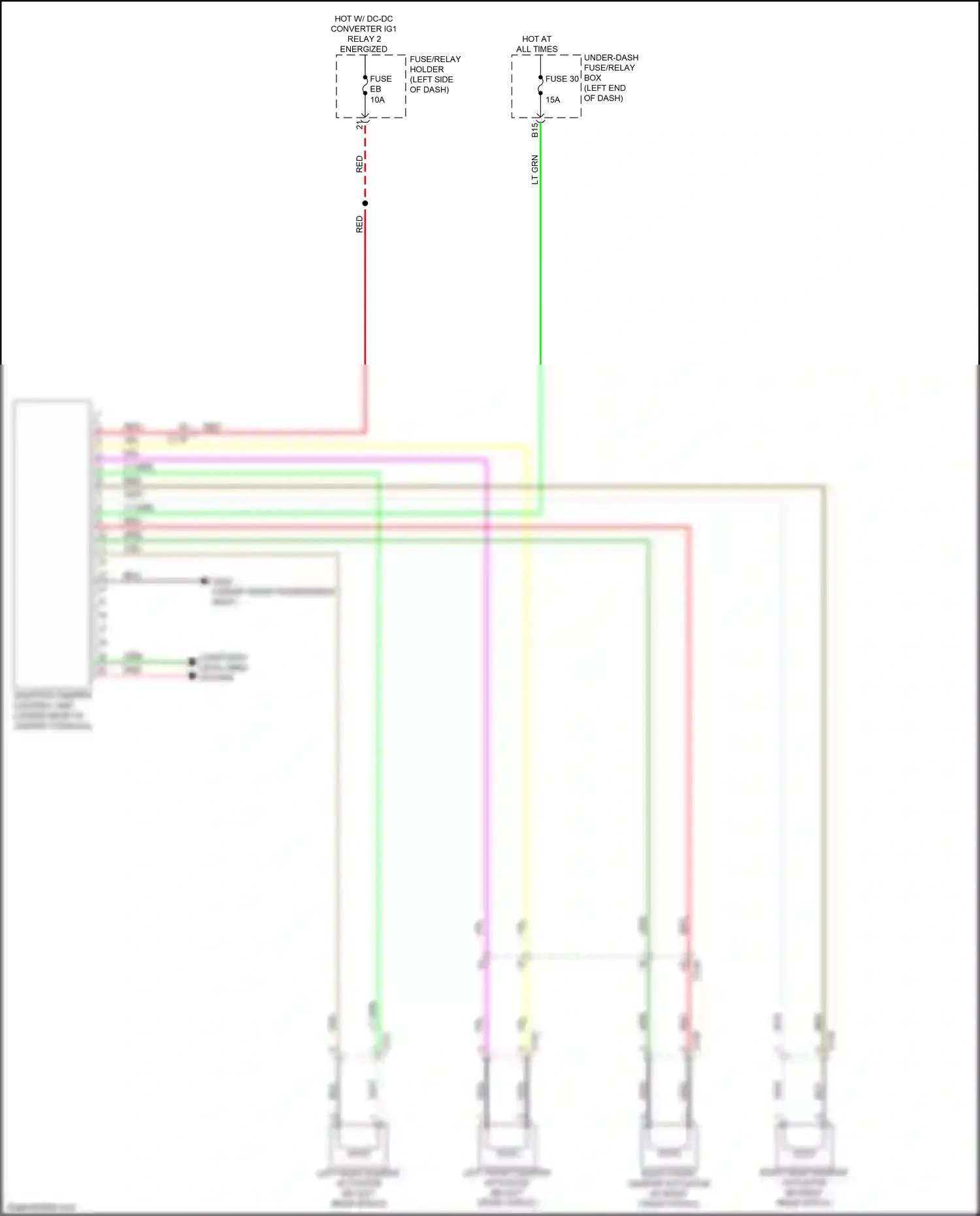 Acura RDX III (2018-2021) computer data lines system wiring diagram  (54 of 78)