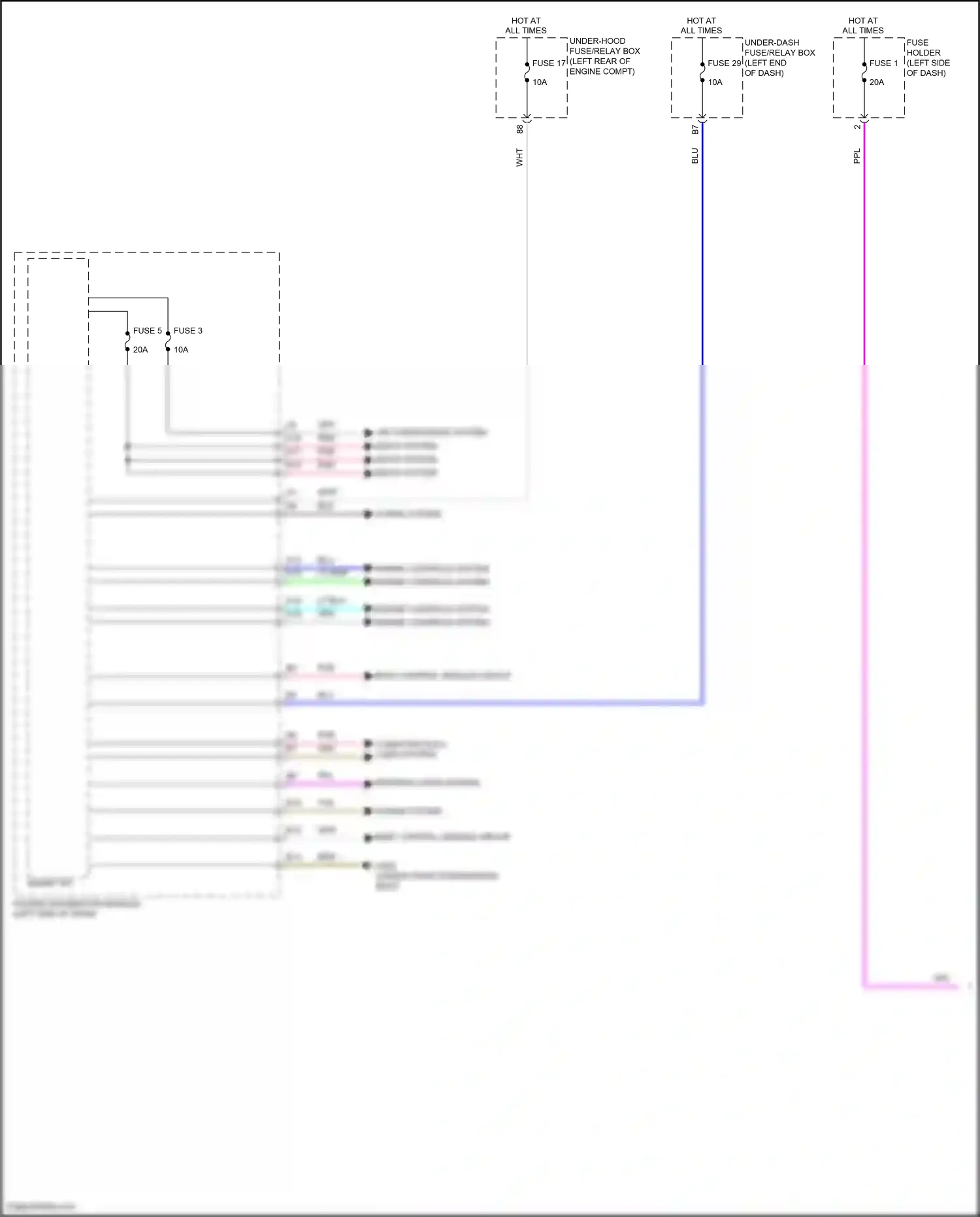 Acura RDX III (2018-2021) computer data lines system wiring diagram  (70 of 78)