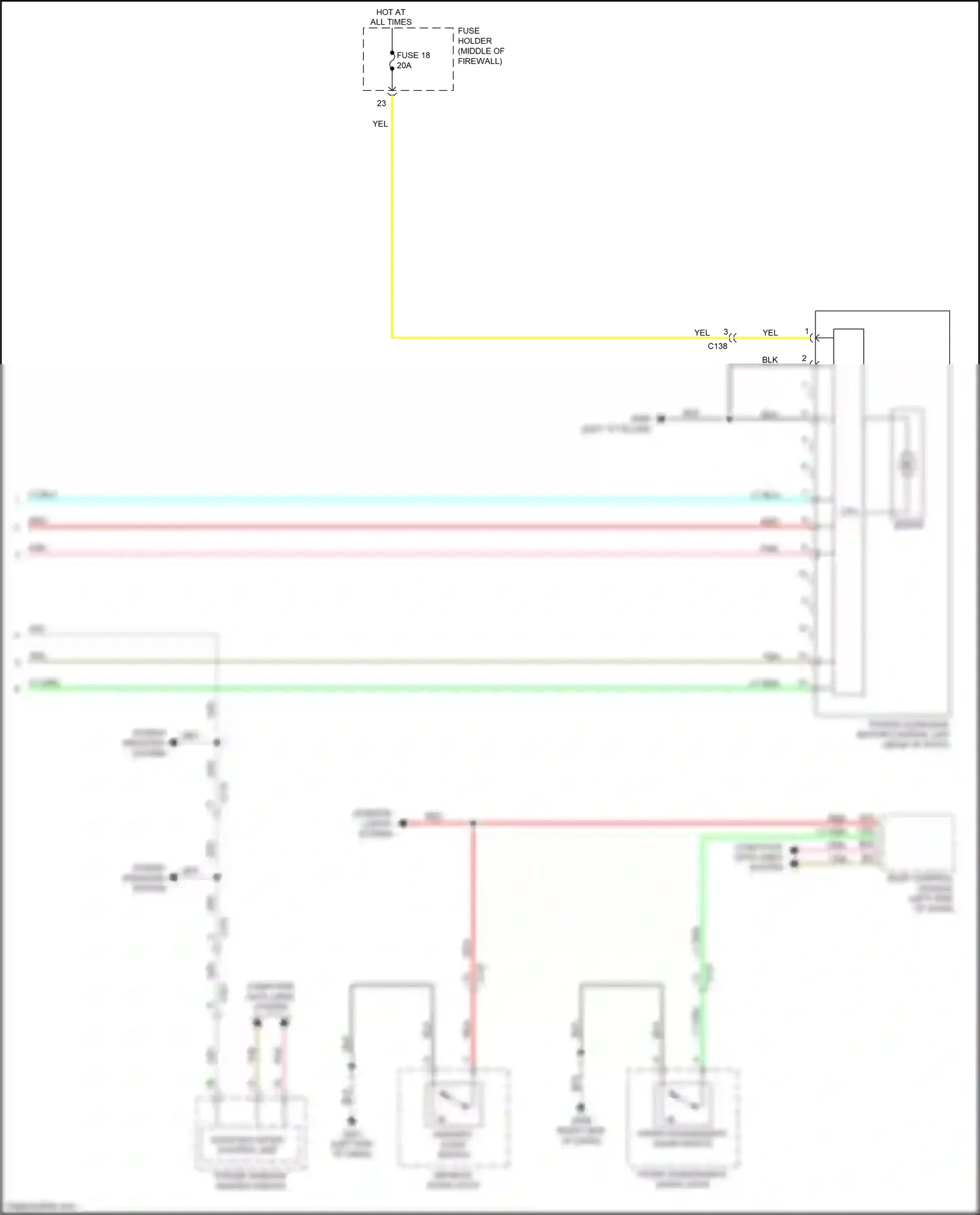 Acura RDX III (2018-2021) computer data lines system wiring diagram  (7 of 78)