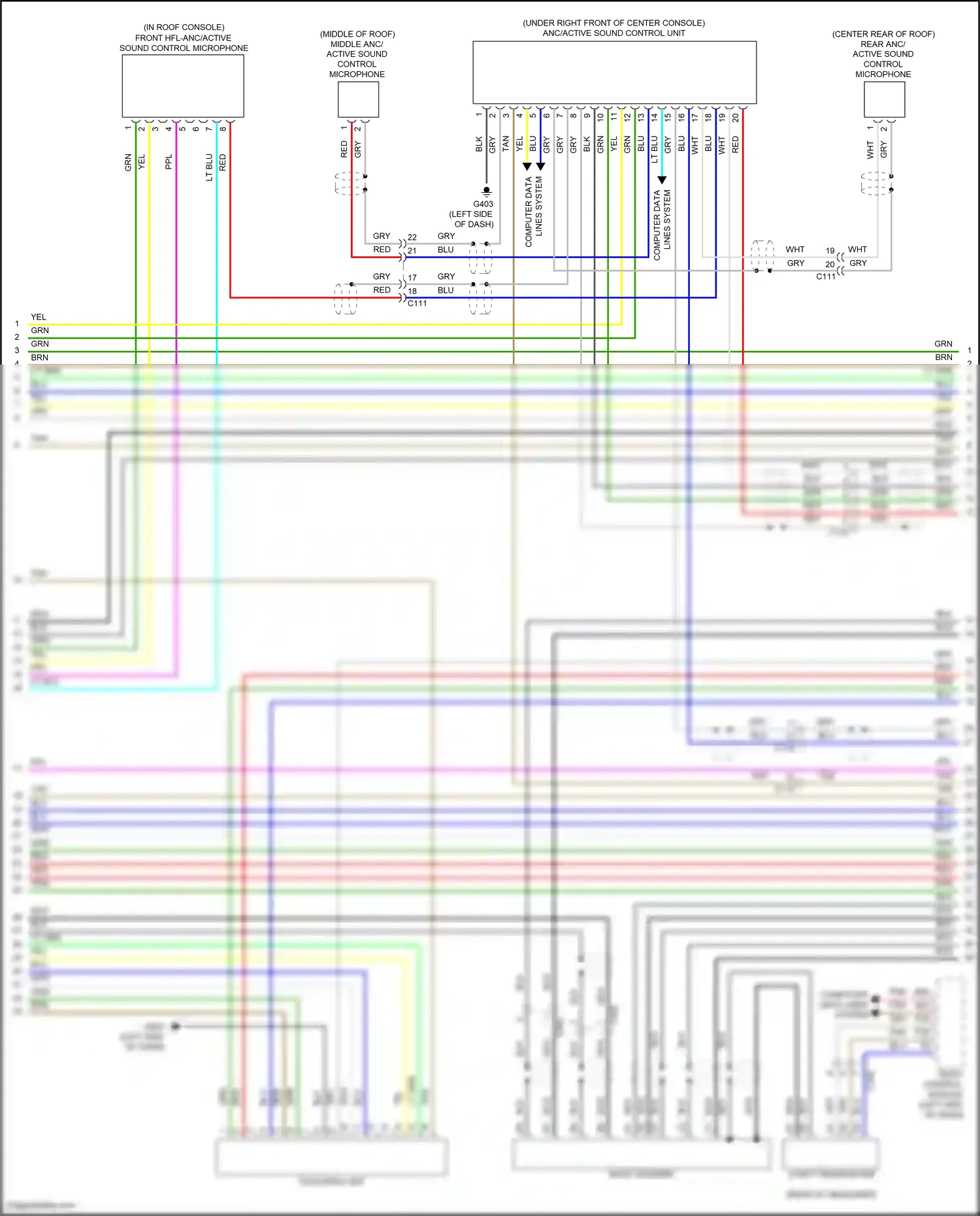 Acura RDX III (2018-2021) computer data lines system wiring diagram  (24 of 78)