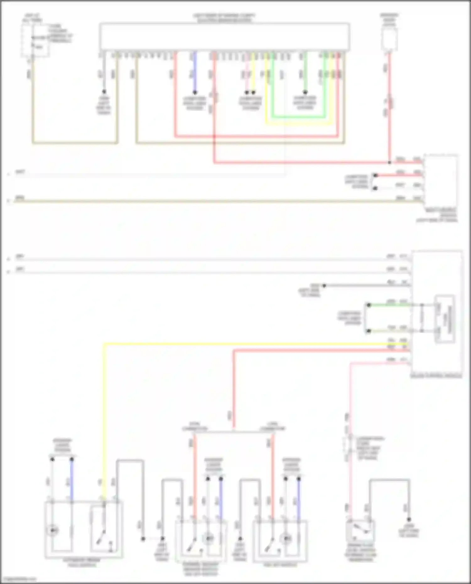 Wiring diagram f-can l for Acura RDX III (2018-2021) (1 of 8)