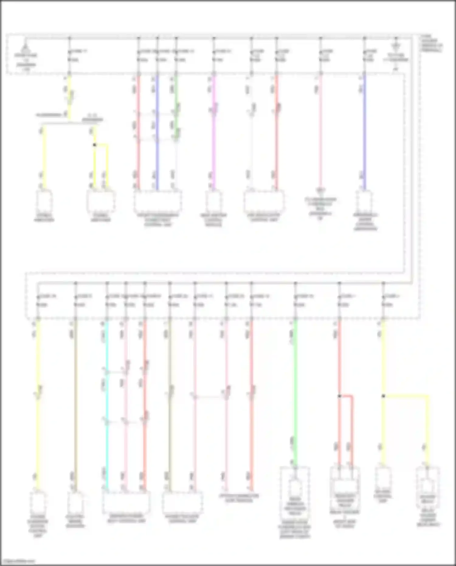 Wiring diagram fuse 24 for Acura RDX III (2018-2021) (5 of 8)