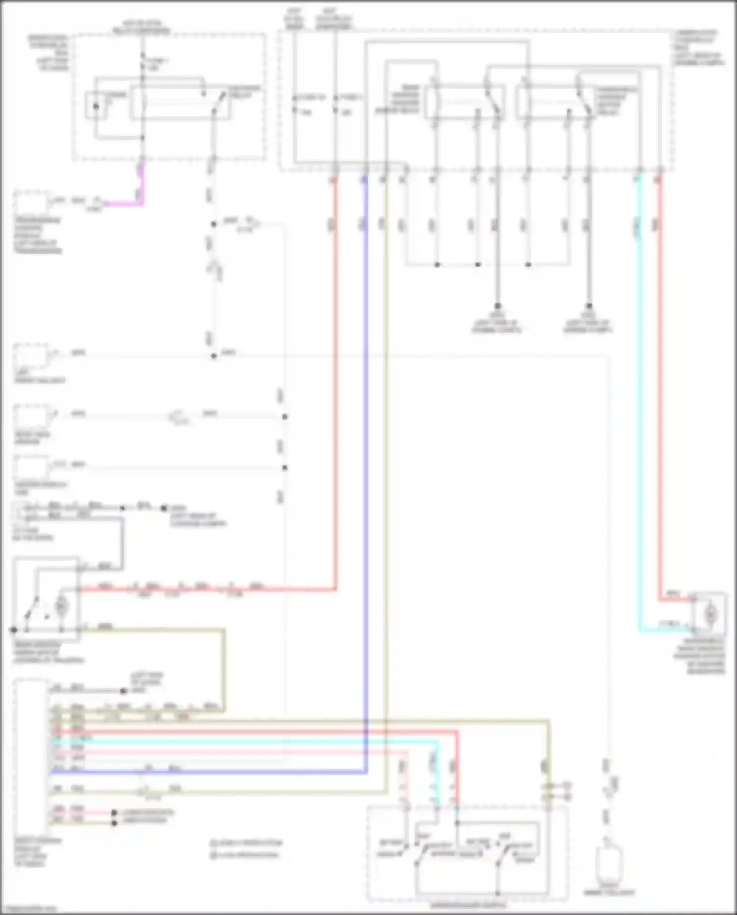 Wiring diagram fuse 4 for Acura RDX III (2018-2021) (4 of 4)
