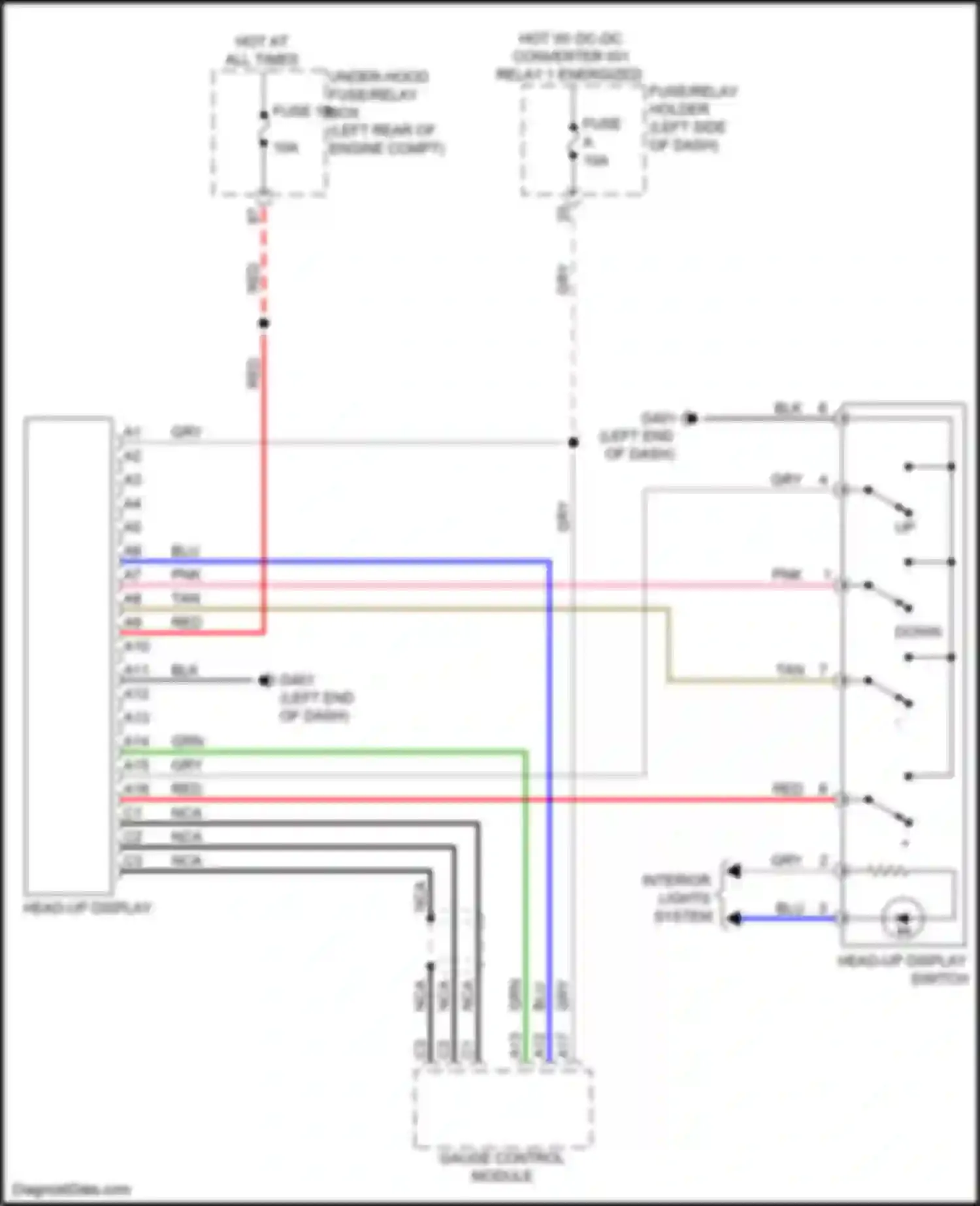 Wiring diagram fuse/relay holder for Acura RDX III (2018-2021) (6 of 32)