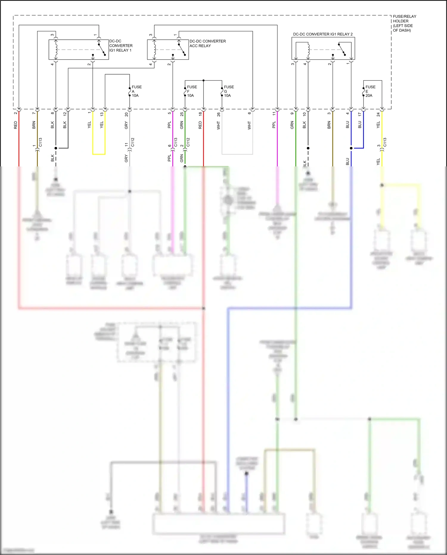 Acura RDX III (2018-2021) multi view camera unit wiring diagram  (4 of 4)