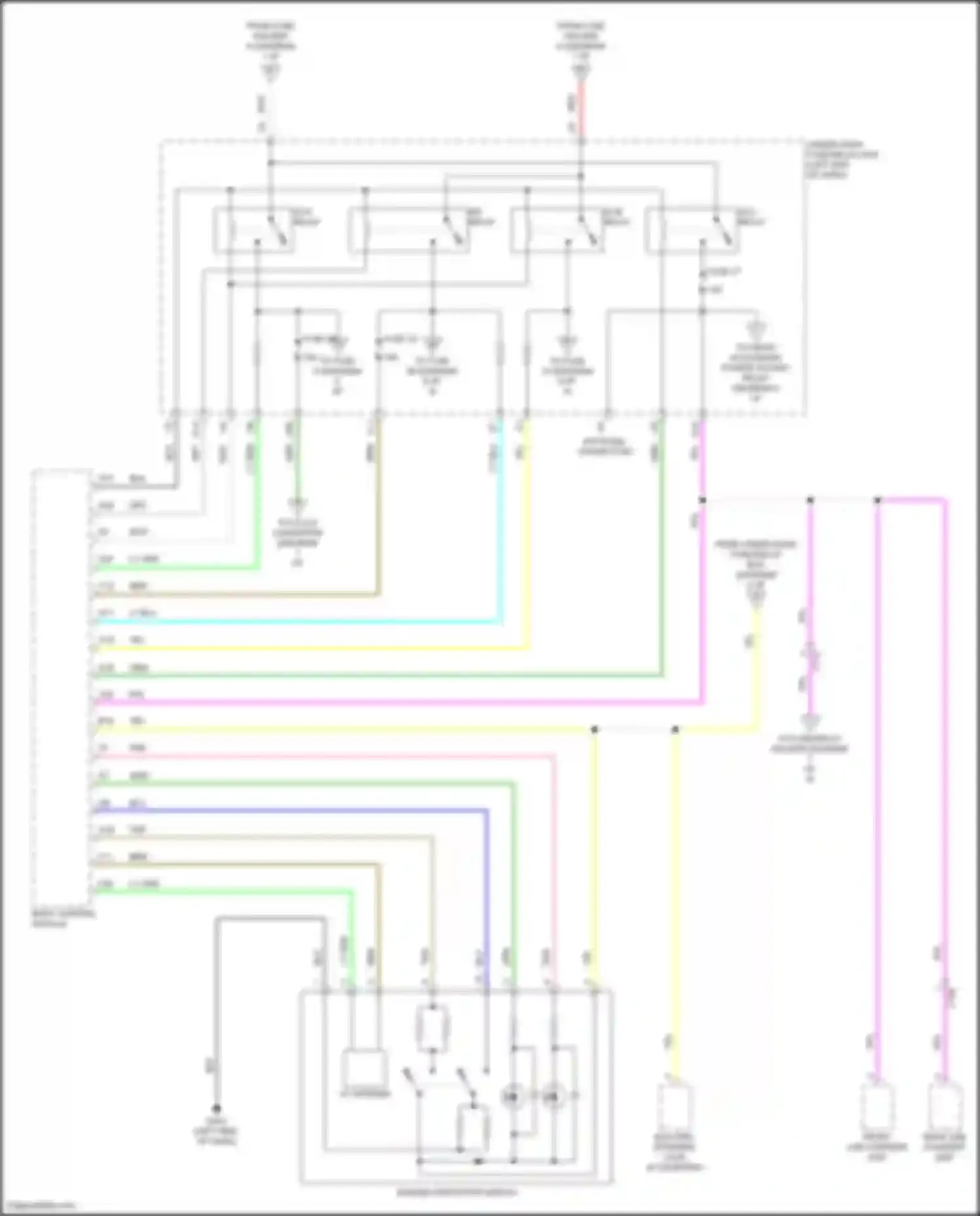 Wiring diagram pnk for Acura RDX III (2018-2021) (99 of 119)