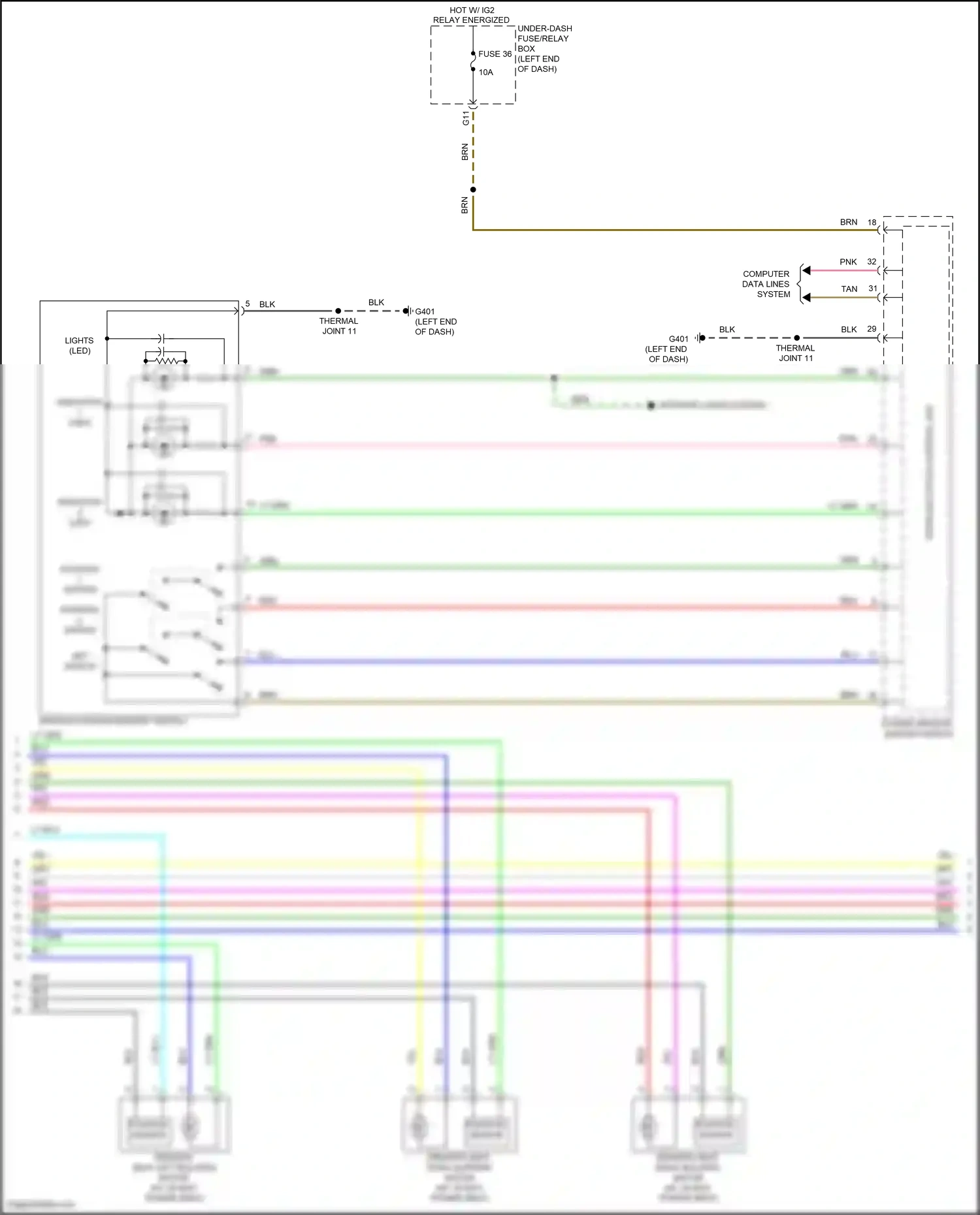 Acura RDX III (2018-2021) position sensor wiring diagram  (2 of 5)