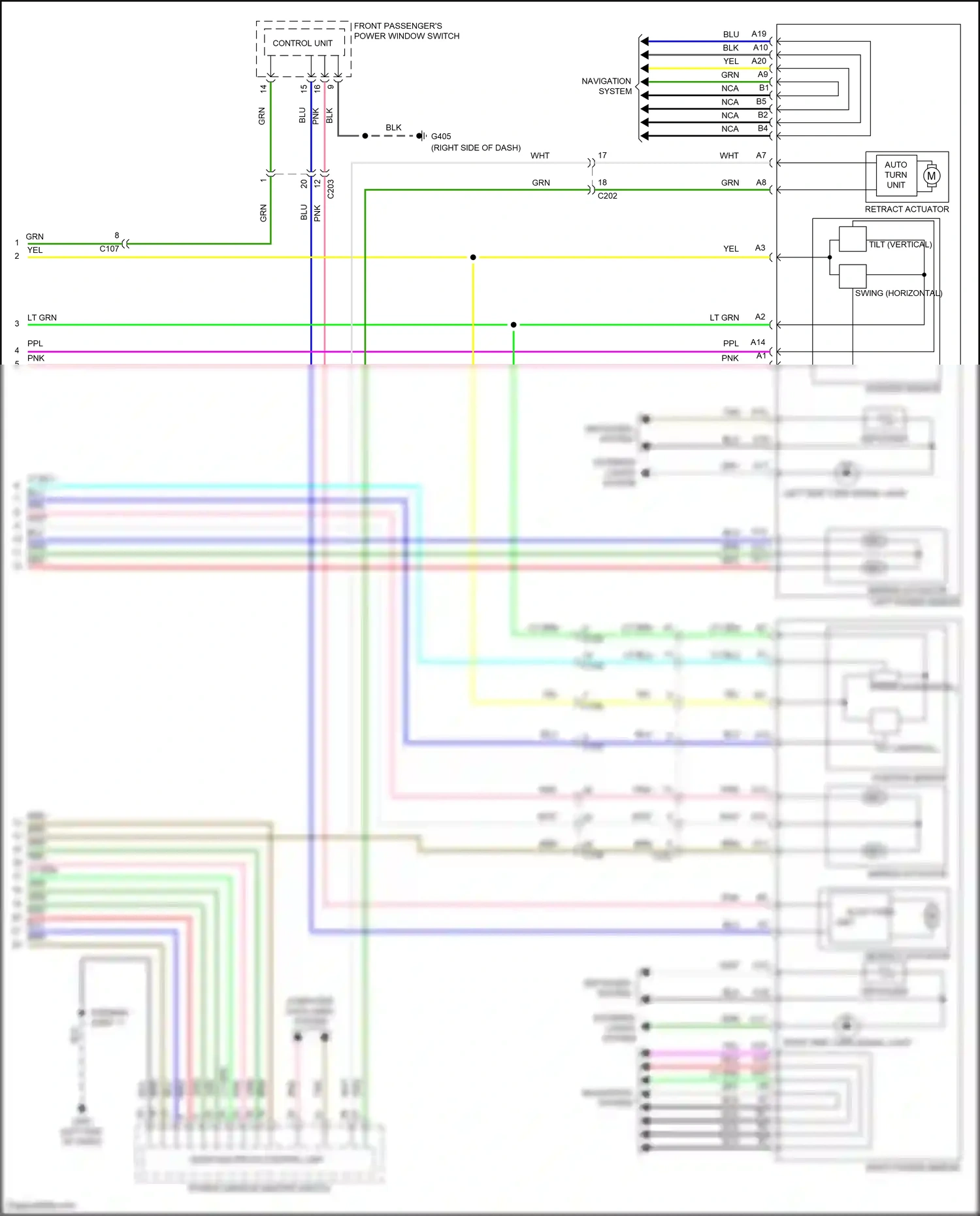 Acura RDX III (2018-2021) position sensor wiring diagram  (3 of 5)