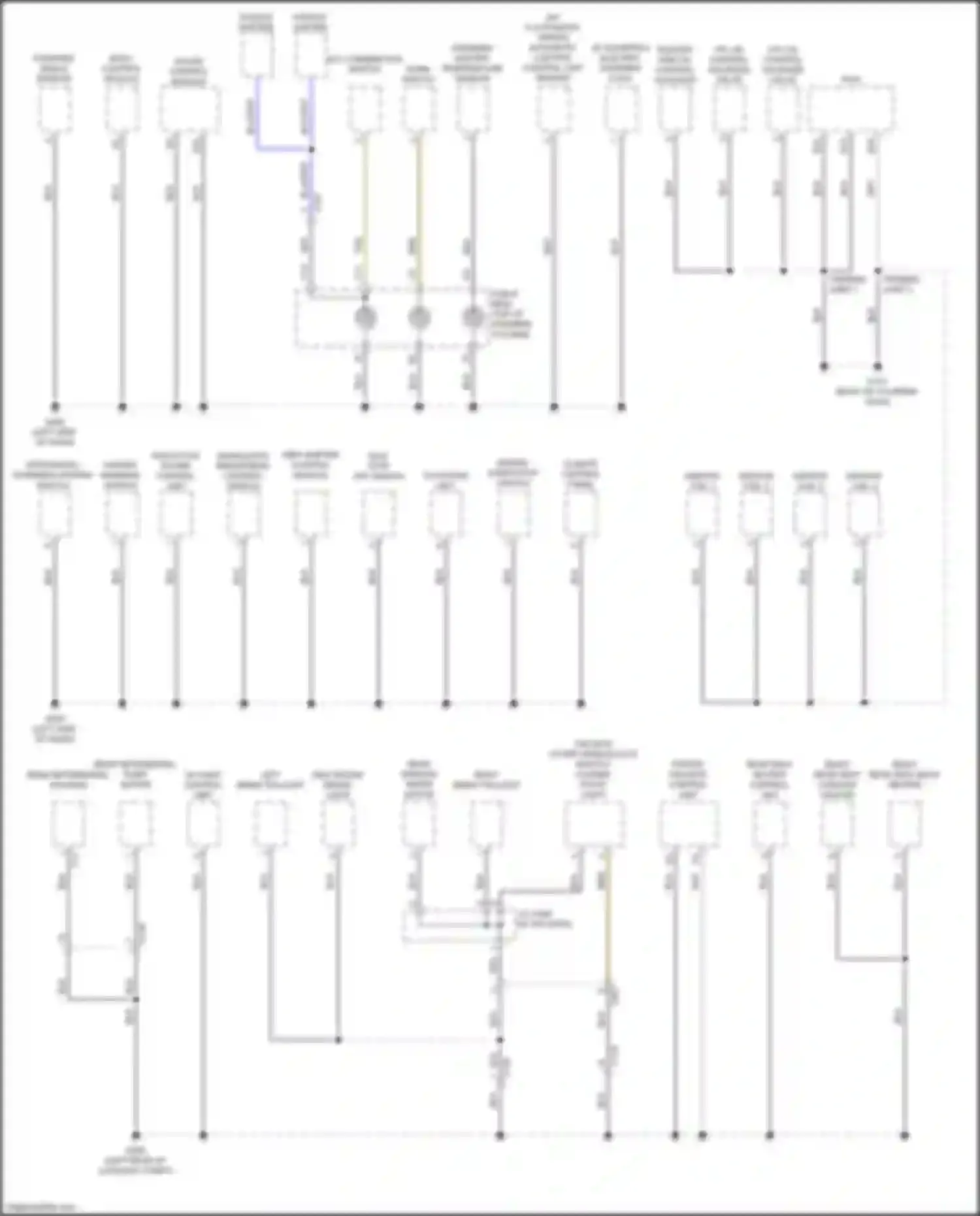 Wiring diagram rear window wiper motor for Acura RDX III (2018-2021) (1 of 3)