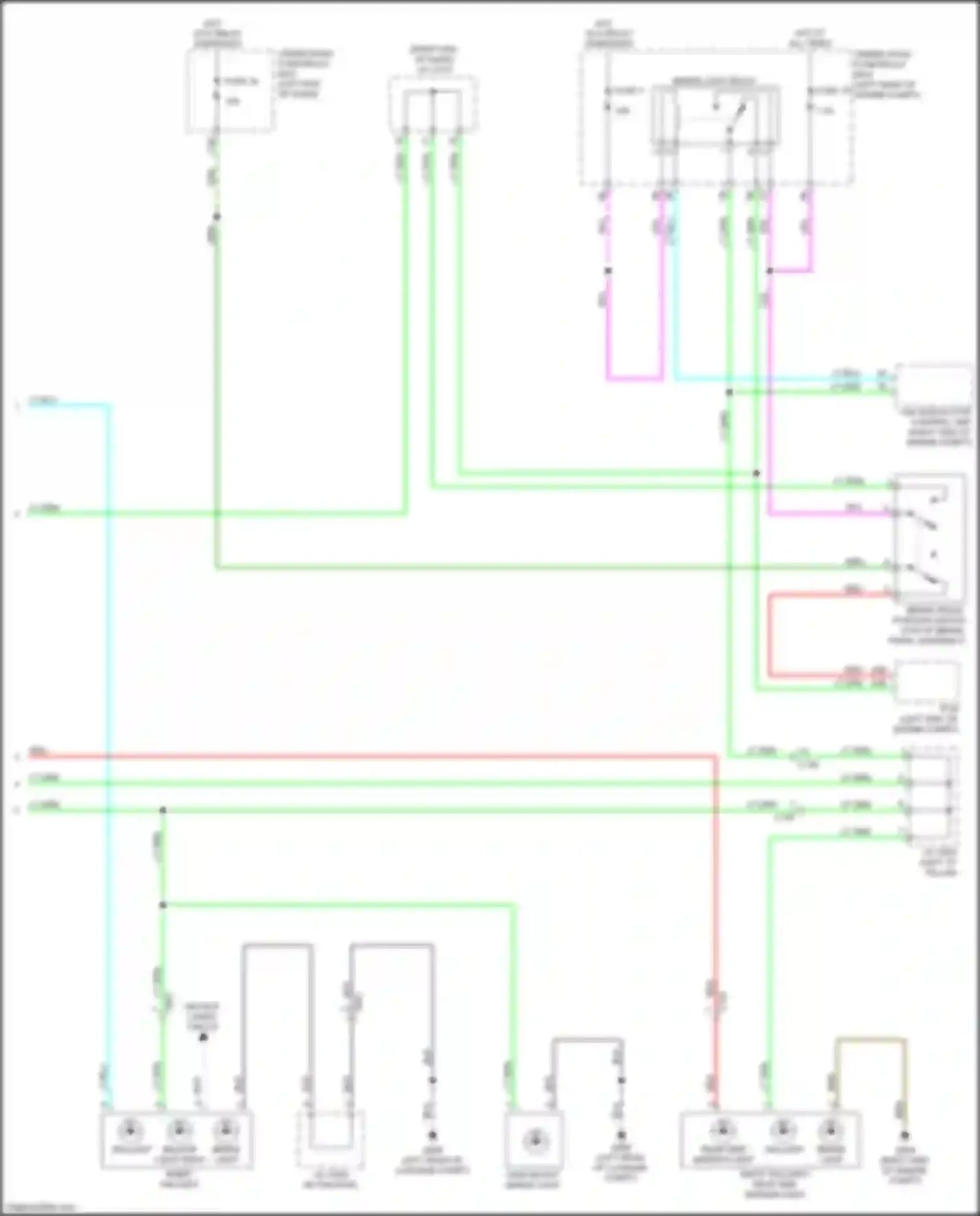 Wiring diagram right end of dash) for Acura RDX III (2018-2021) (7 of 11)