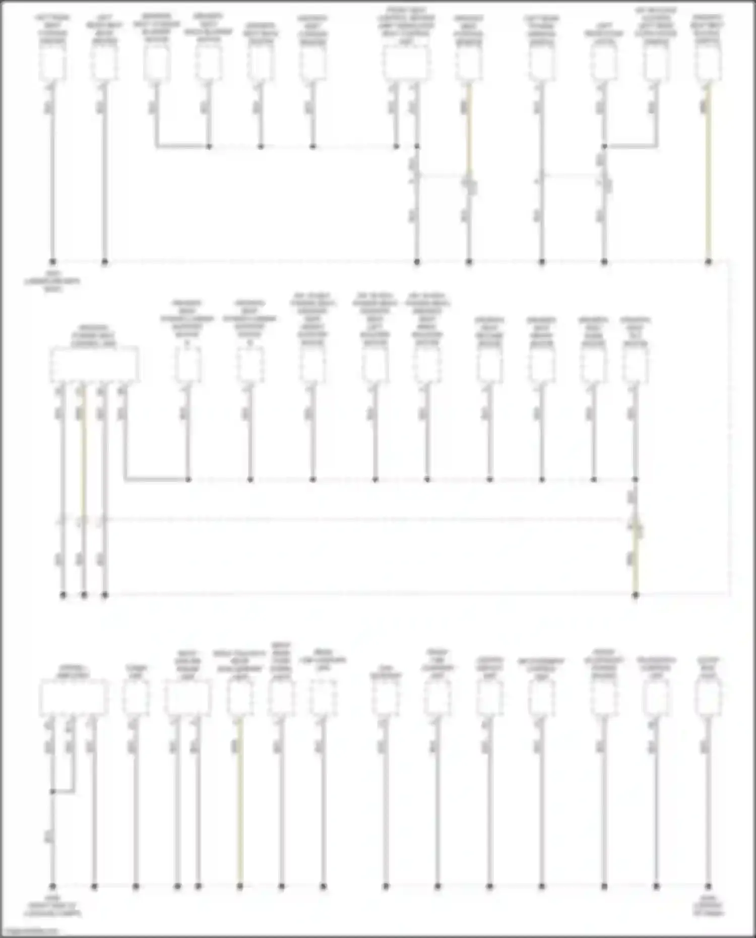 Wiring diagram right taillight/ rear side marker light for Acura RDX III (2018-2021) (2 of 2)