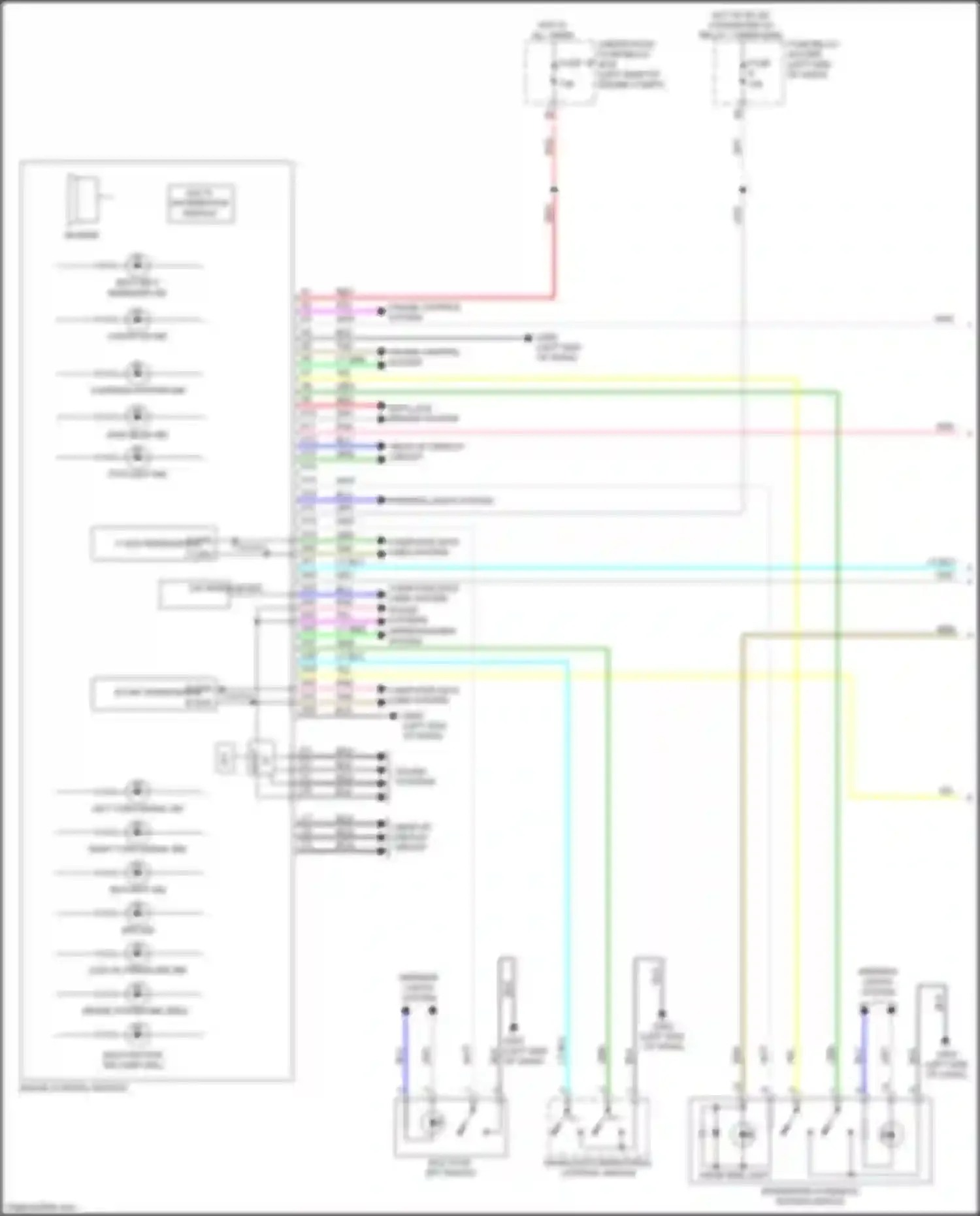 Wiring diagram security ind for Acura RDX III (2018-2021) (1 of 1)