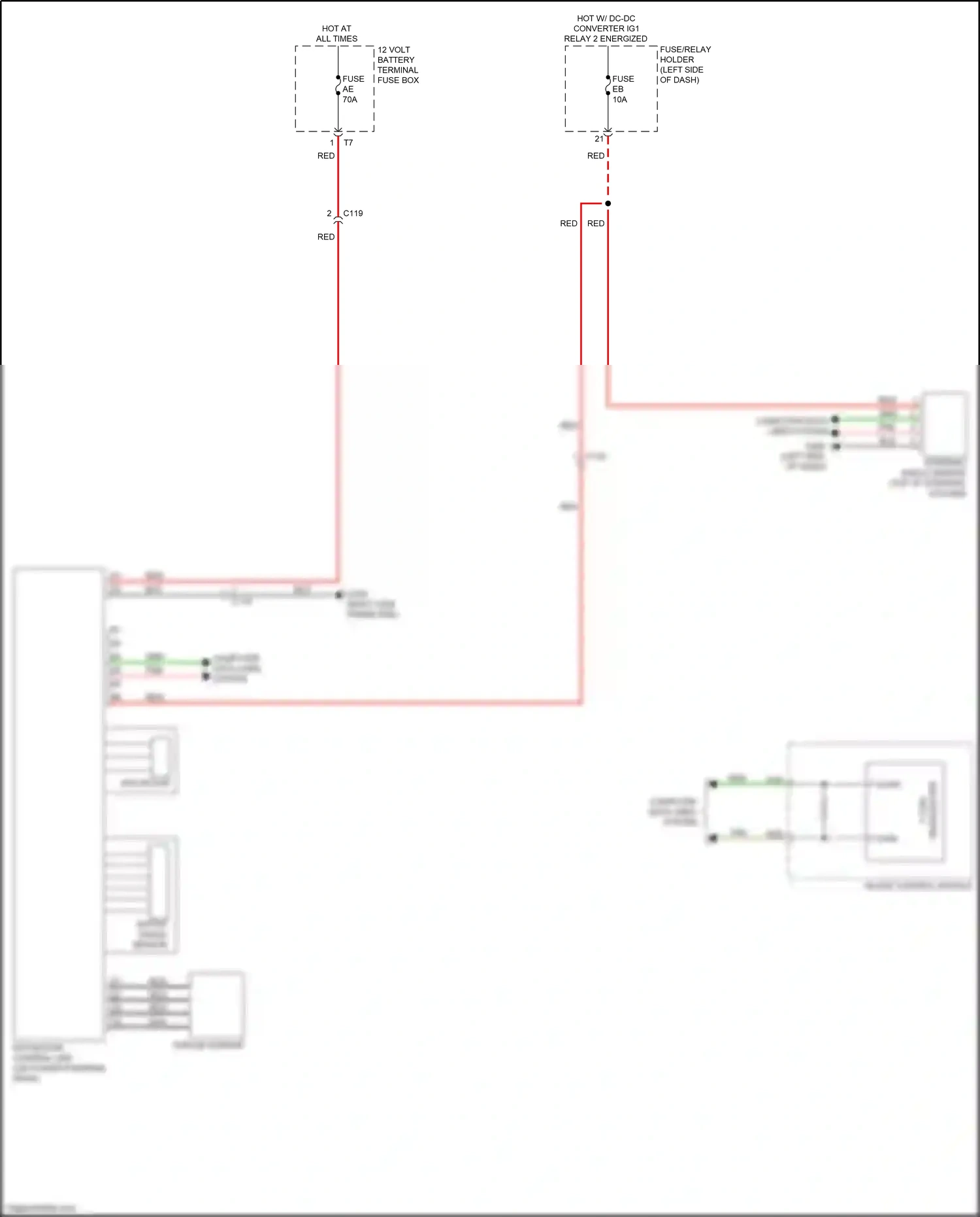 Acura RDX III (2018-2021) steering angle sensor wiring diagram  (2 of 4)