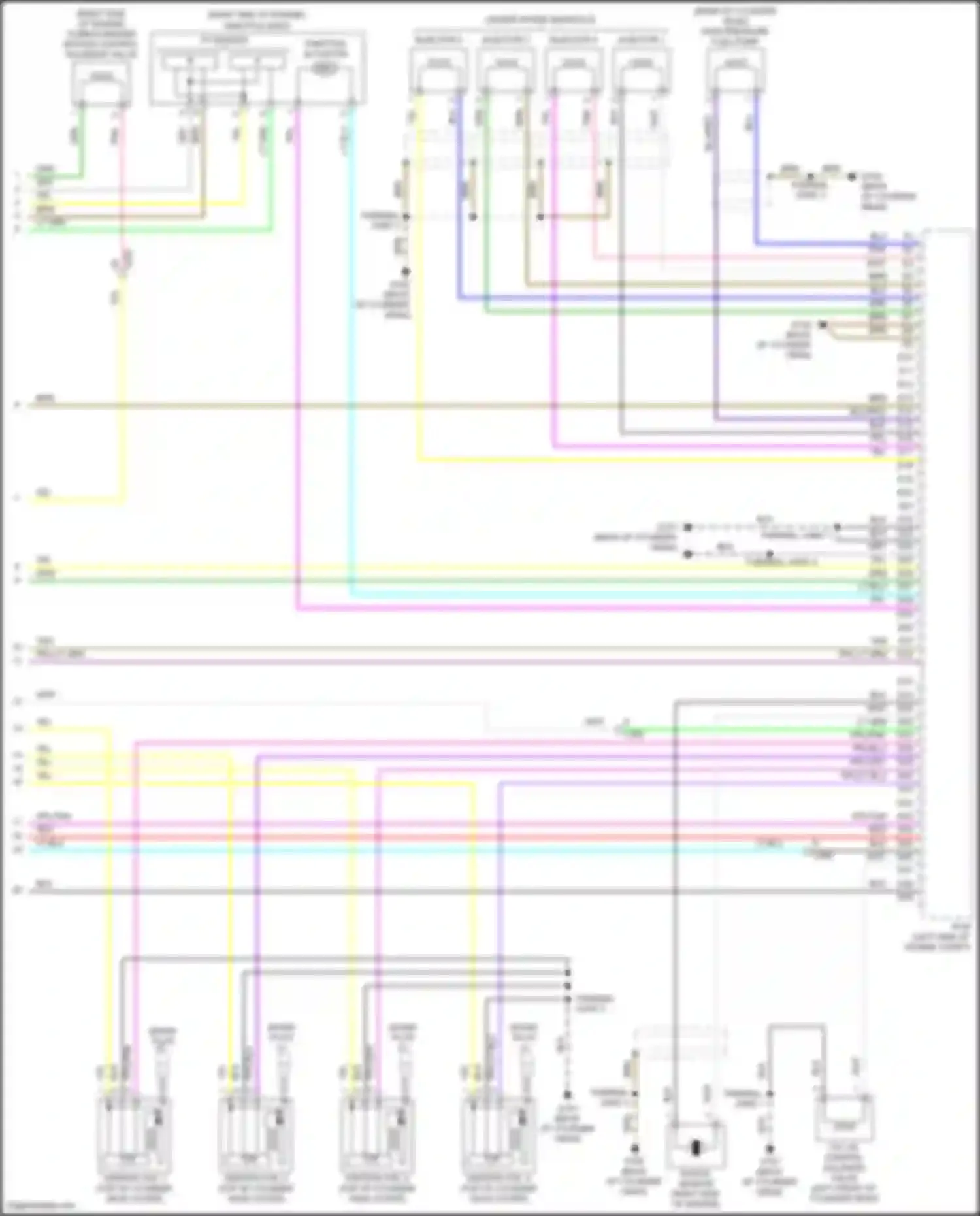 Wiring diagram thermal joint 1 for Acura RDX III (2018-2021) (4 of 4)
