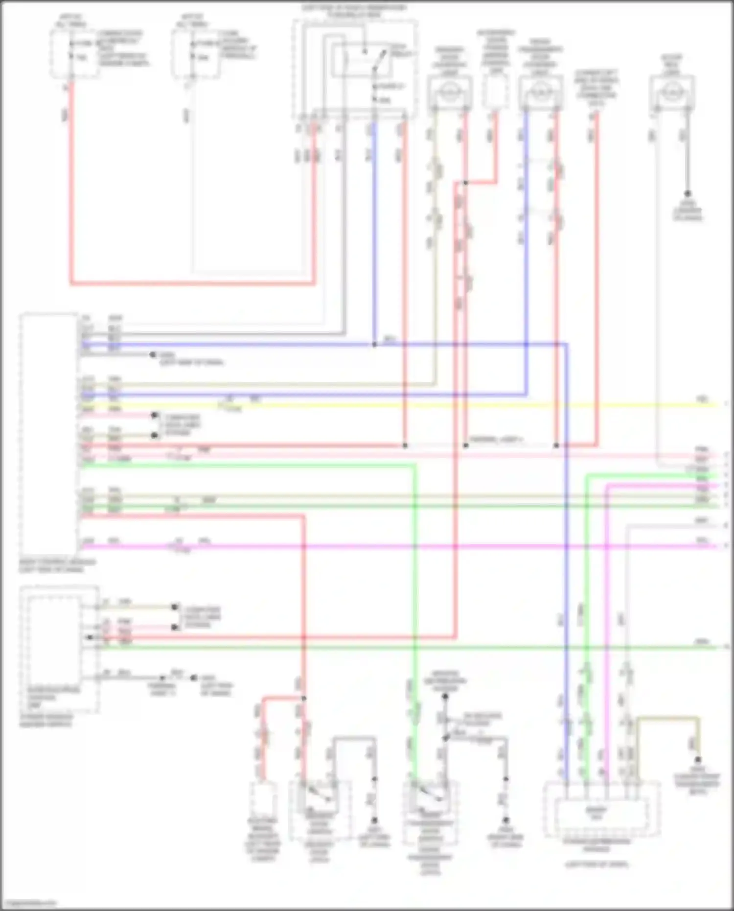 Wiring diagram thermal joint 11 for Acura RDX III (2018-2021) (1 of 7)
