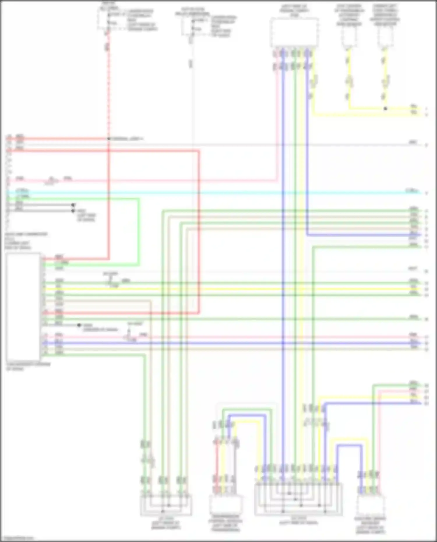 Wiring diagram transmission control module for Acura RDX III (2018-2021) (5 of 13)