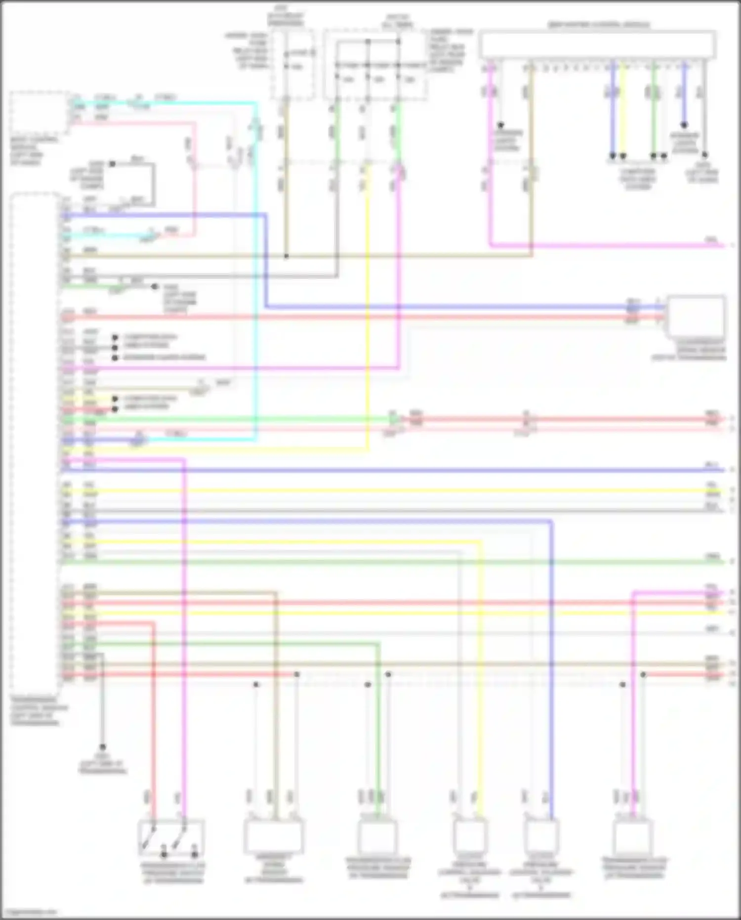 Wiring diagram transmission fluid pressure switch for Acura RDX III (2018-2021) (1 of 1)
