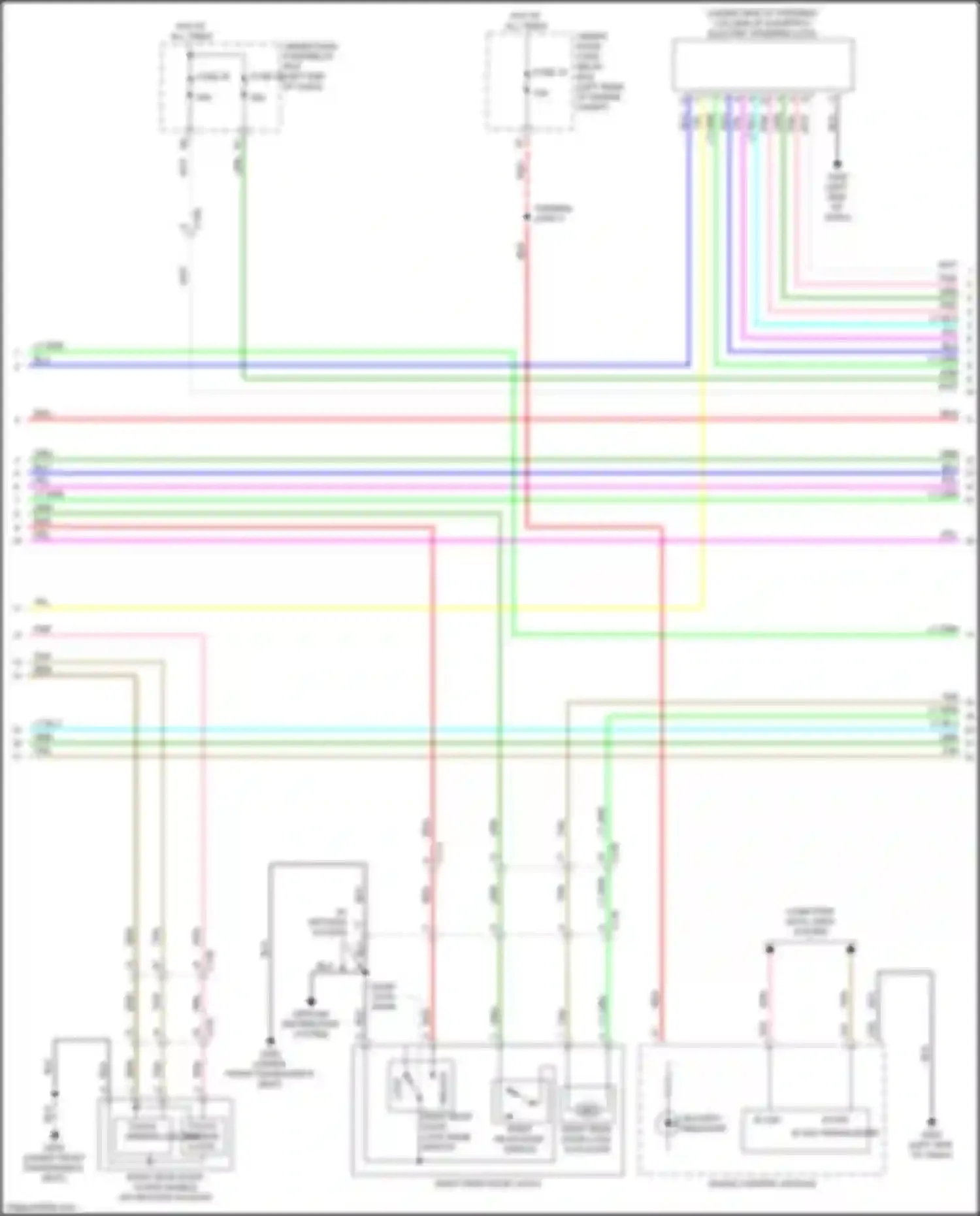 Wiring diagram under-dash fuse/relay box for Acura RDX III (2018-2021) (33 of 61)