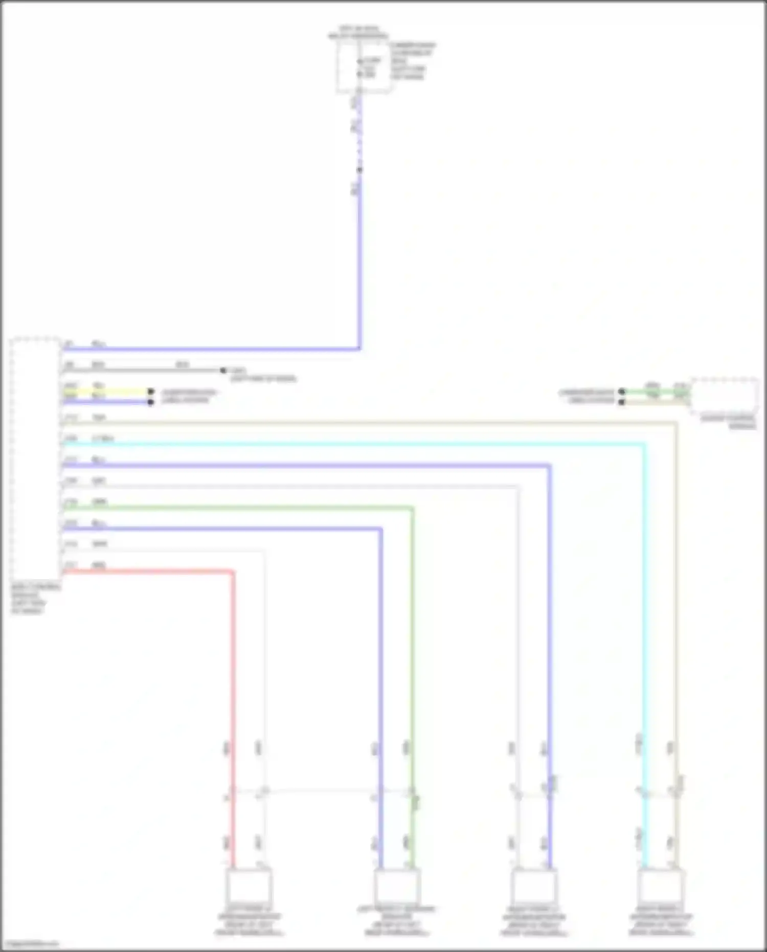 Wiring diagram under-dash fuse/relay box for Acura RDX III (2018-2021) (10 of 61)