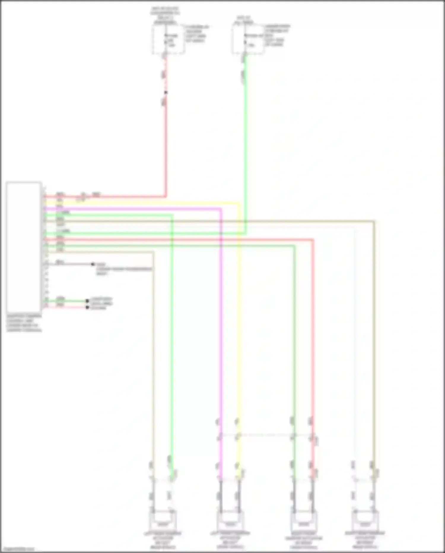 Wiring diagram under-dash fuse/relay box for Acura RDX III (2018-2021) (43 of 61)