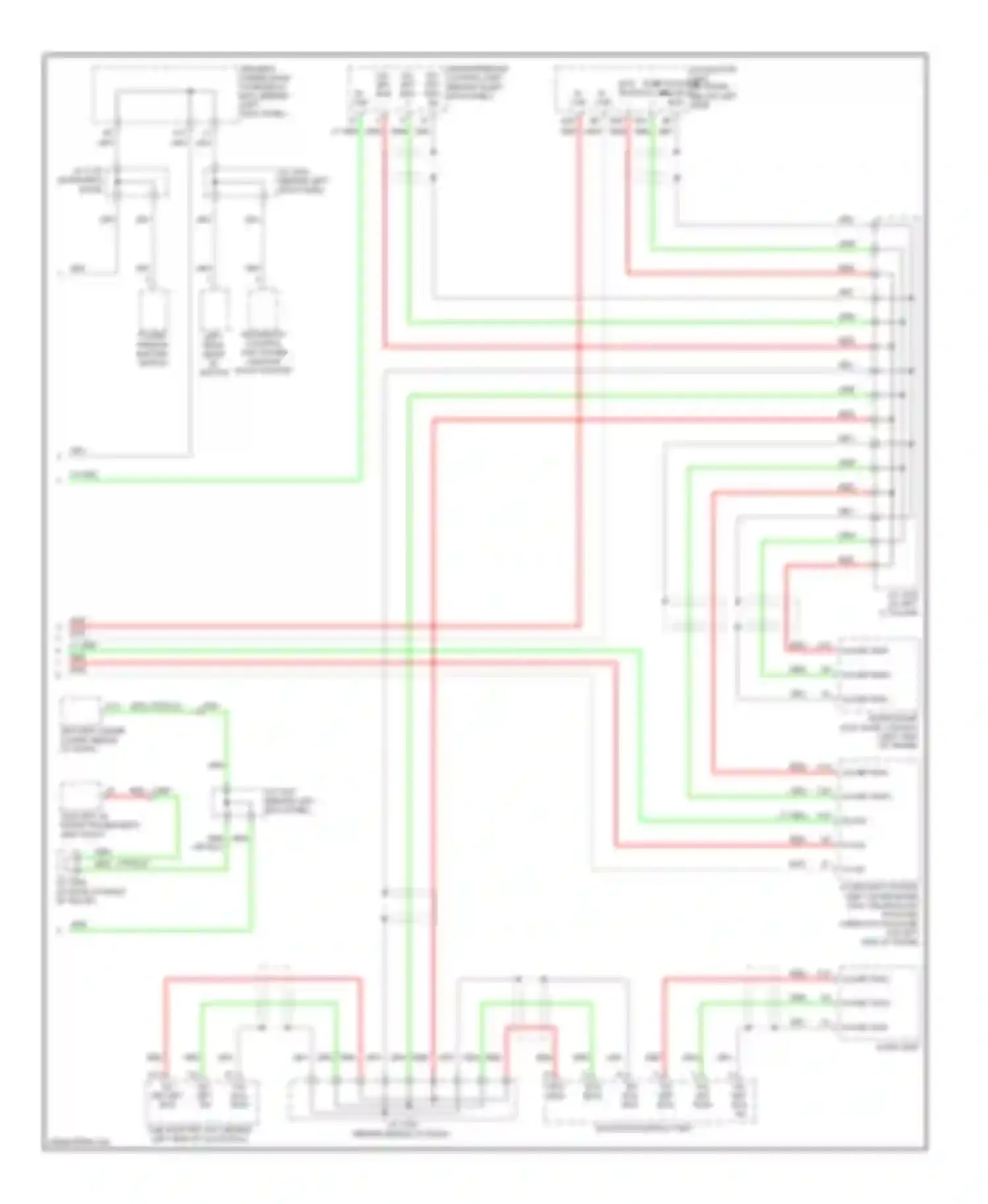 RL Acura II facelift (2008-2012): High/low bus circuit (2 of 2)