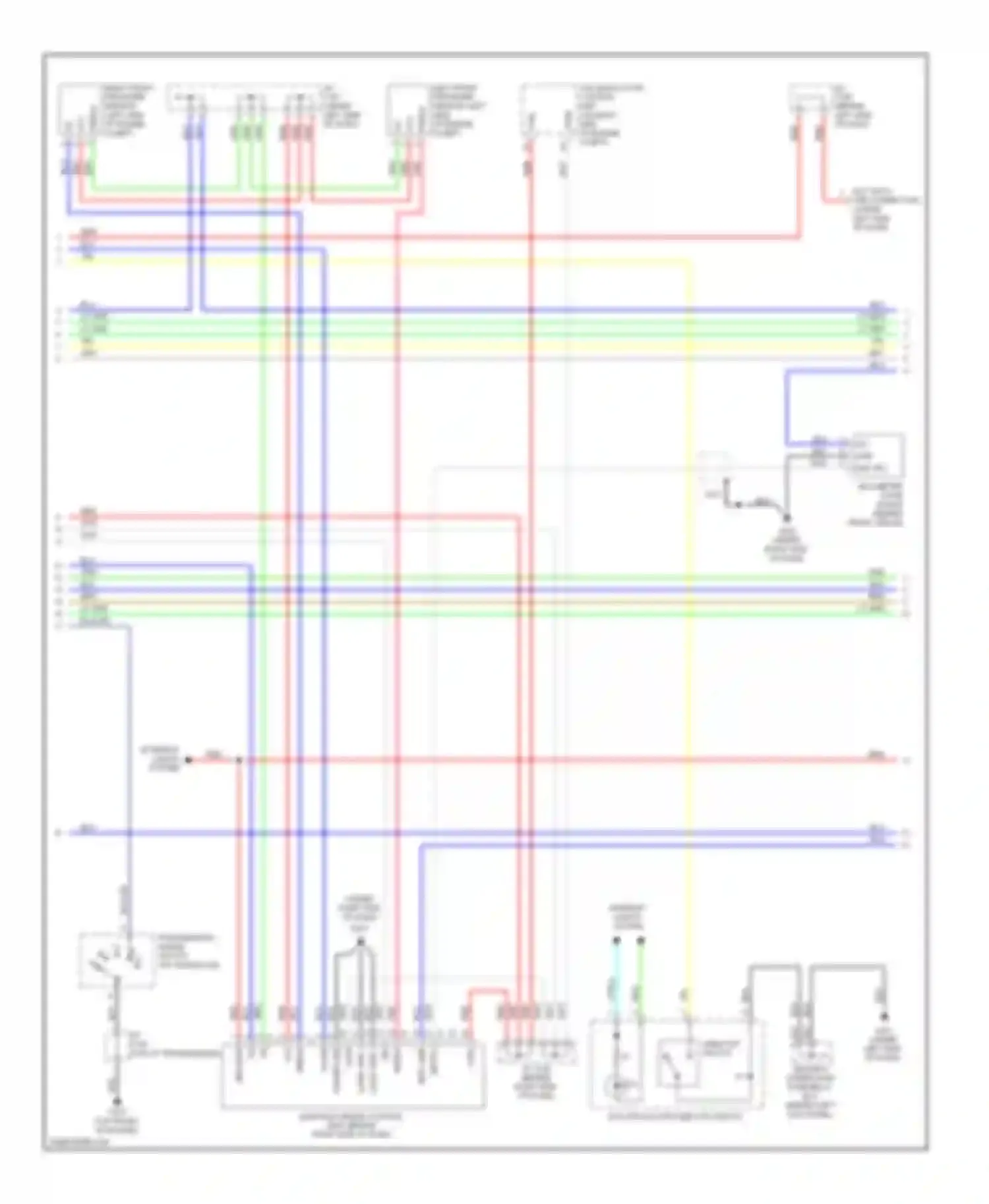 RL Acura II facelift (2008-2012): Adaptive cruise control circuit (2 of 3)