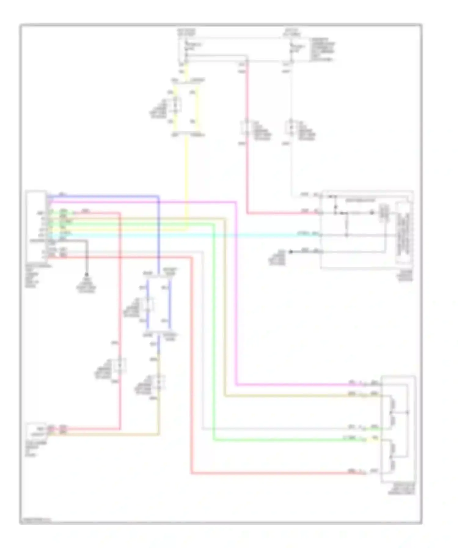 RL Acura II facelift (2008-2012): Electronic power steering circuit