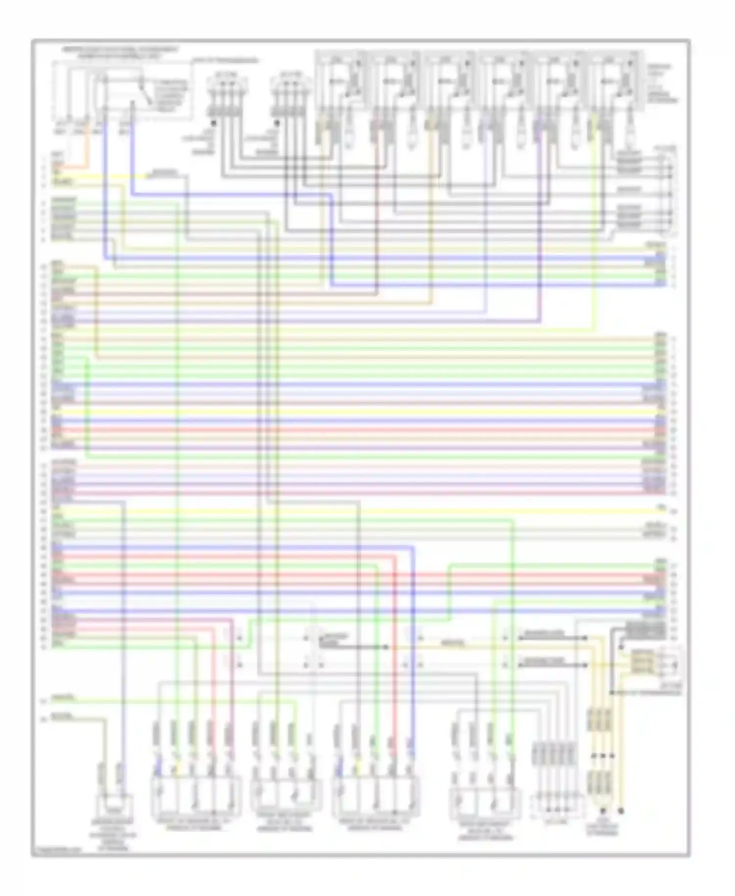 RL Acura II facelift (2008-2012): Wiring diagram engine performance 3.7l (2 of 6)