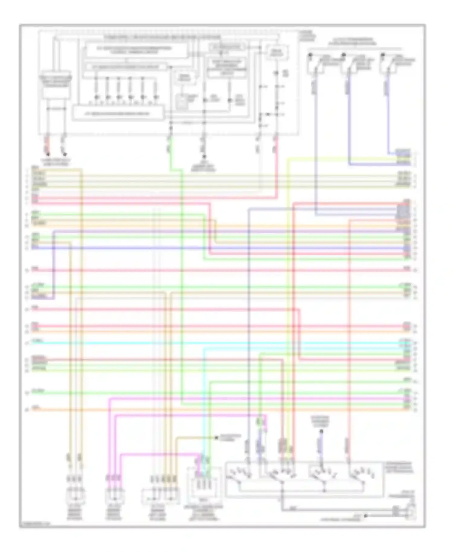 RL Acura II facelift (2008-2012): Wiring diagram engine performance 3.7l (5 of 6)