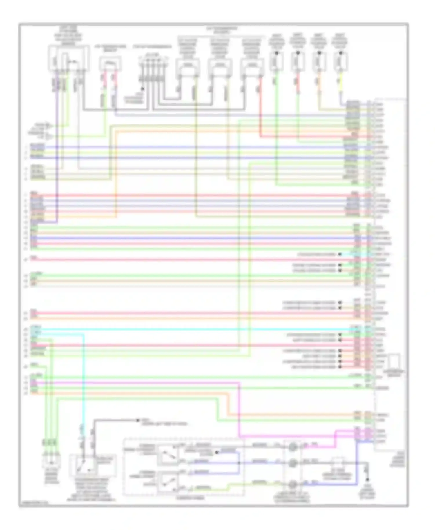 RL Acura II facelift (2008-2012): Wiring diagram engine performance 3.7l (6 of 6)